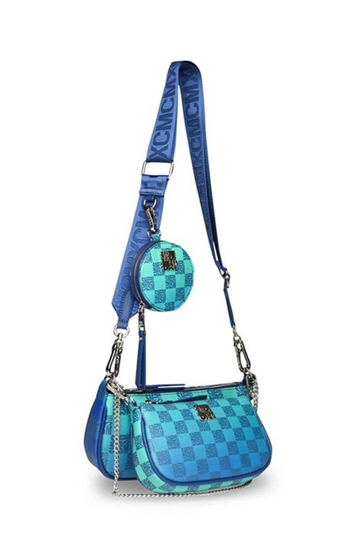 Burgento Blue Handbags
