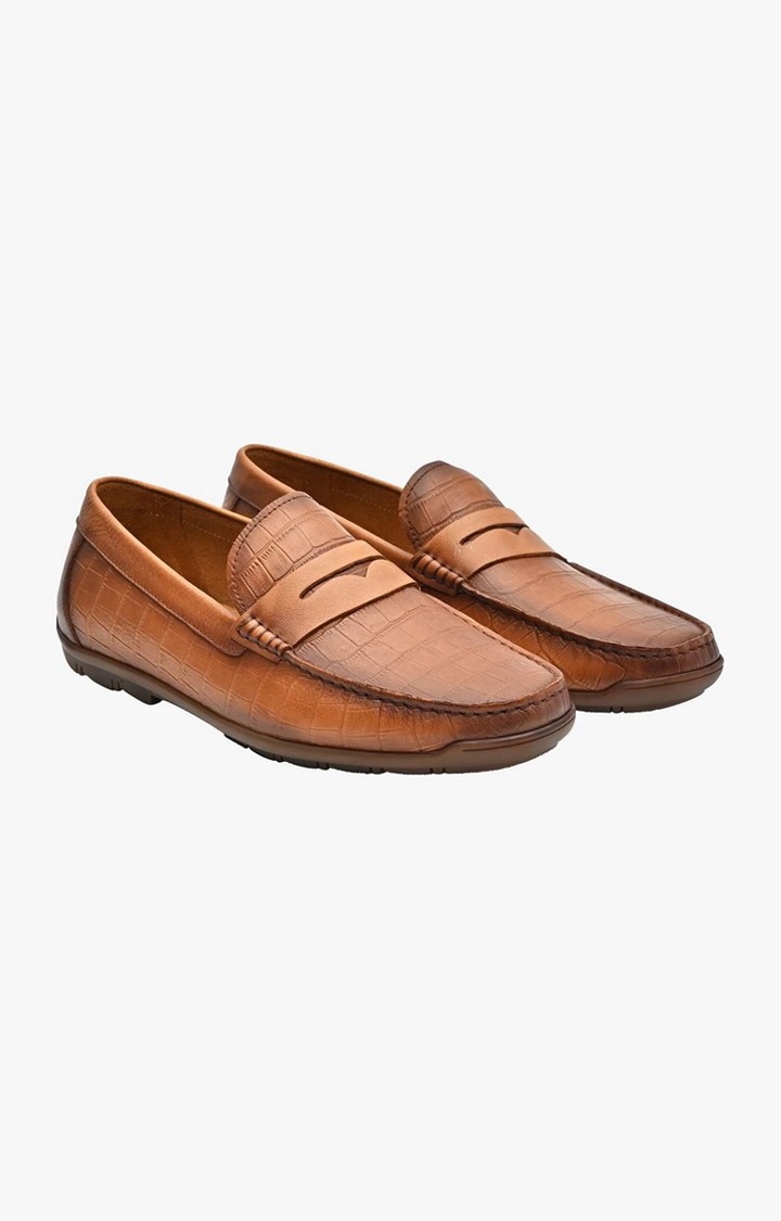 Fangio Natural Driver Loafers