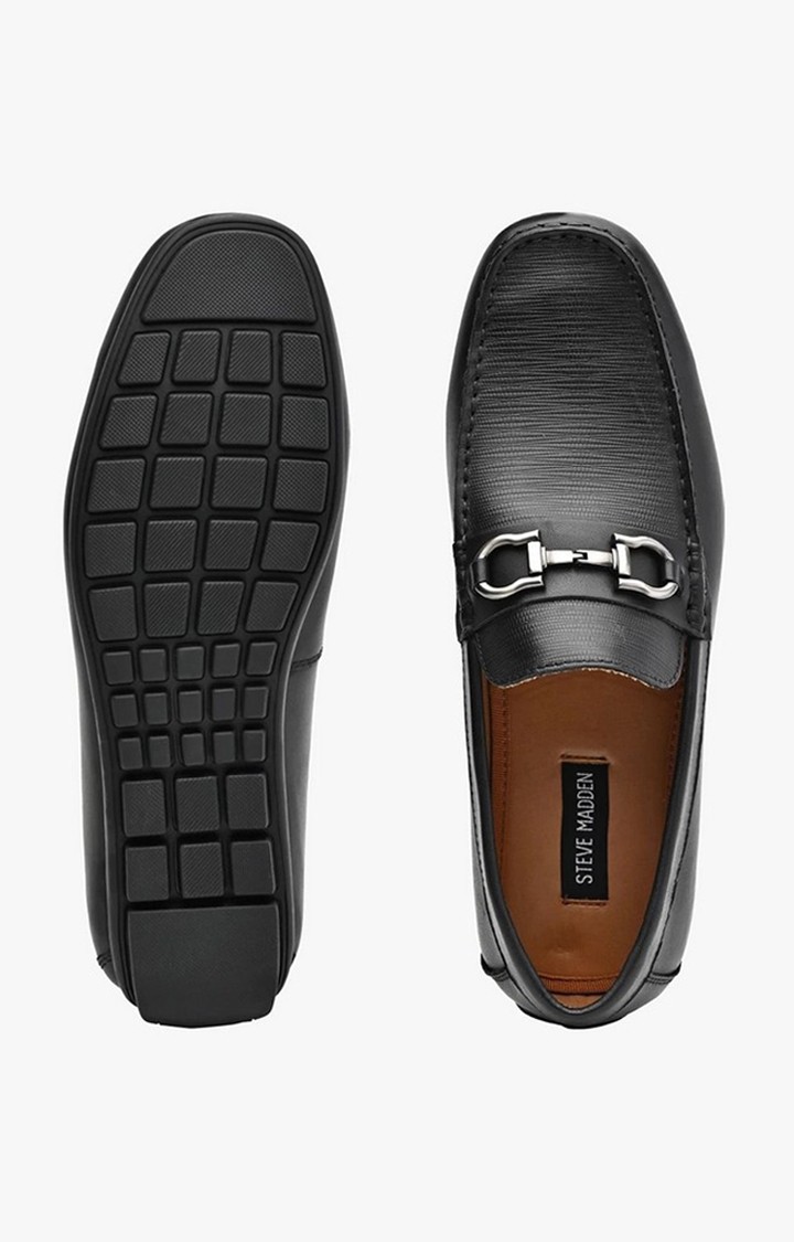 Jensyn Black Driver Loafers