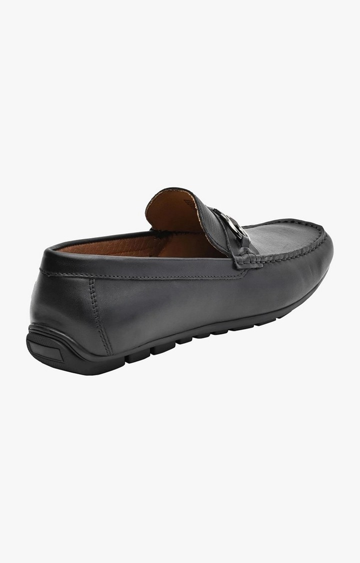 Jensyn Black Driver Loafers