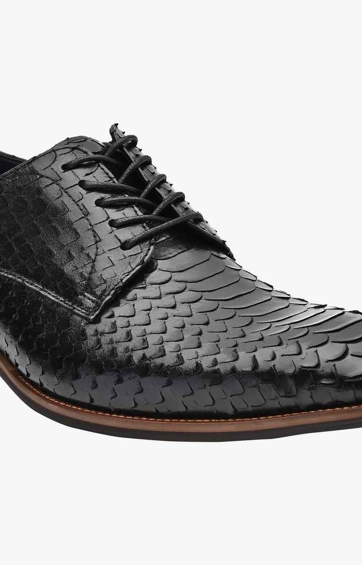 Moah Black Tie-Ups & Dress Loafers