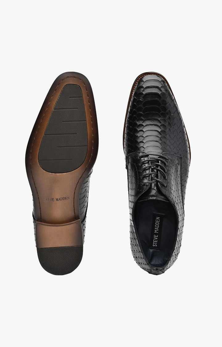 Moah Black Tie-Ups & Dress Loafers