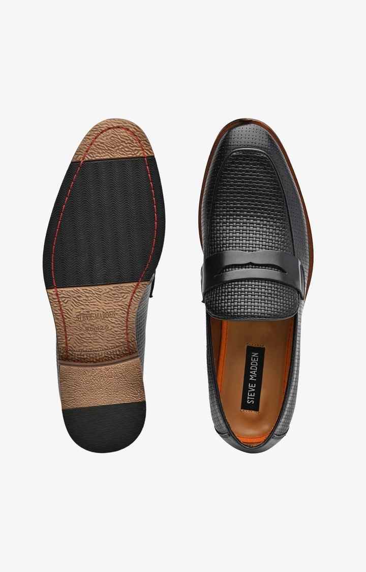 Tavish Black Tie-Ups & Dress Loafers