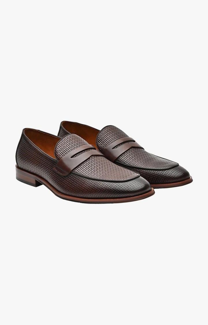 Tavish Brown Tie-Ups & Dress Loafers