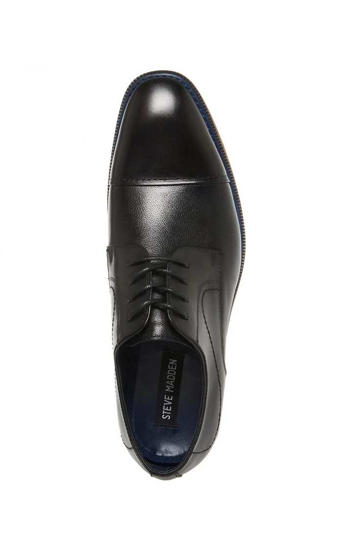 Zohit Black Tie-Ups & Dress Loafers
