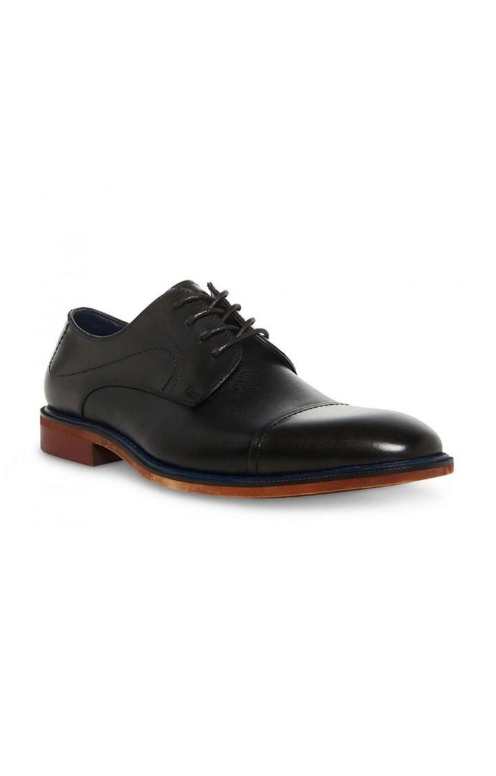 Zohit Black Tie-Ups & Dress Loafers