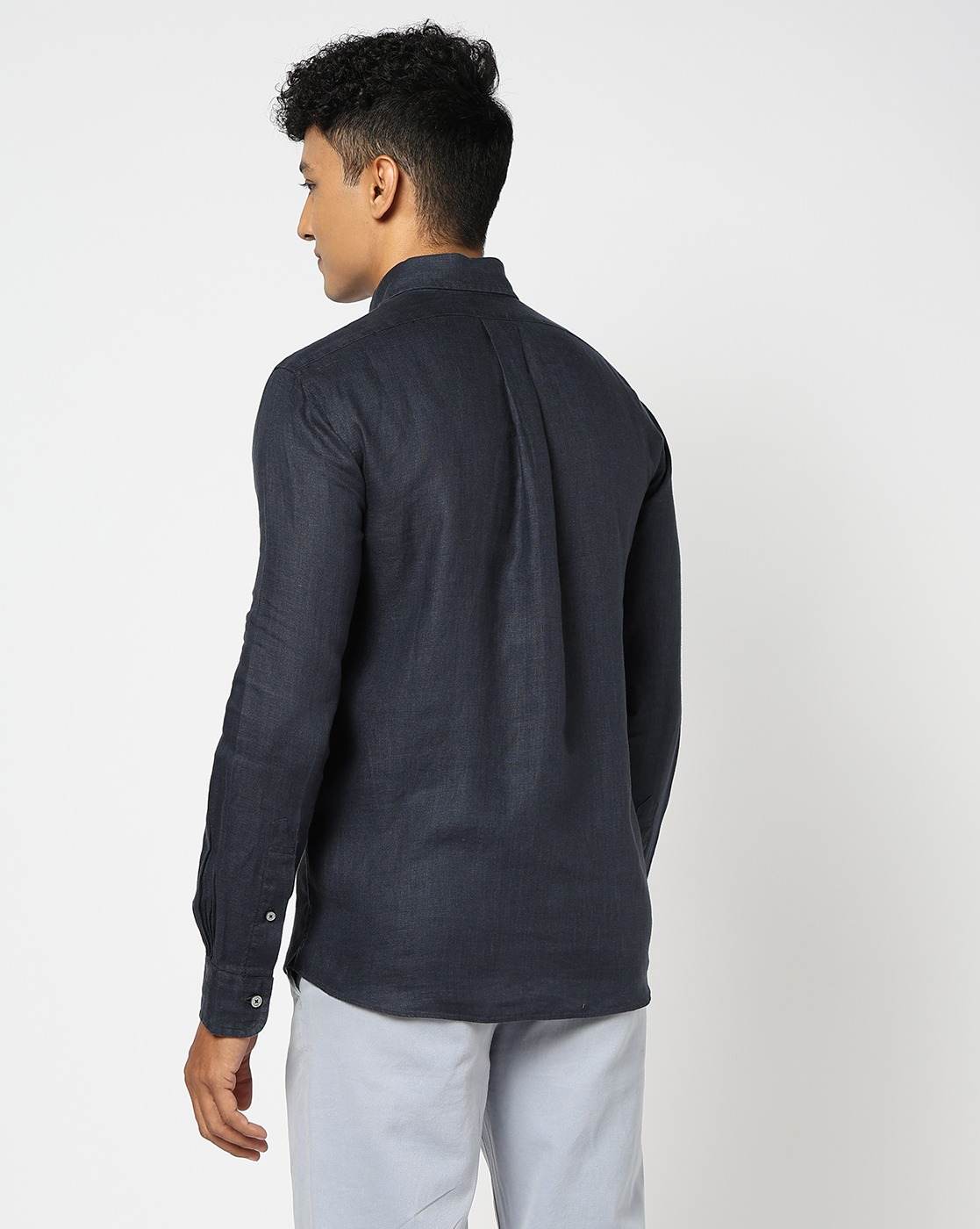 Brooks Brothers Slim fitted Linen Sports Shirt