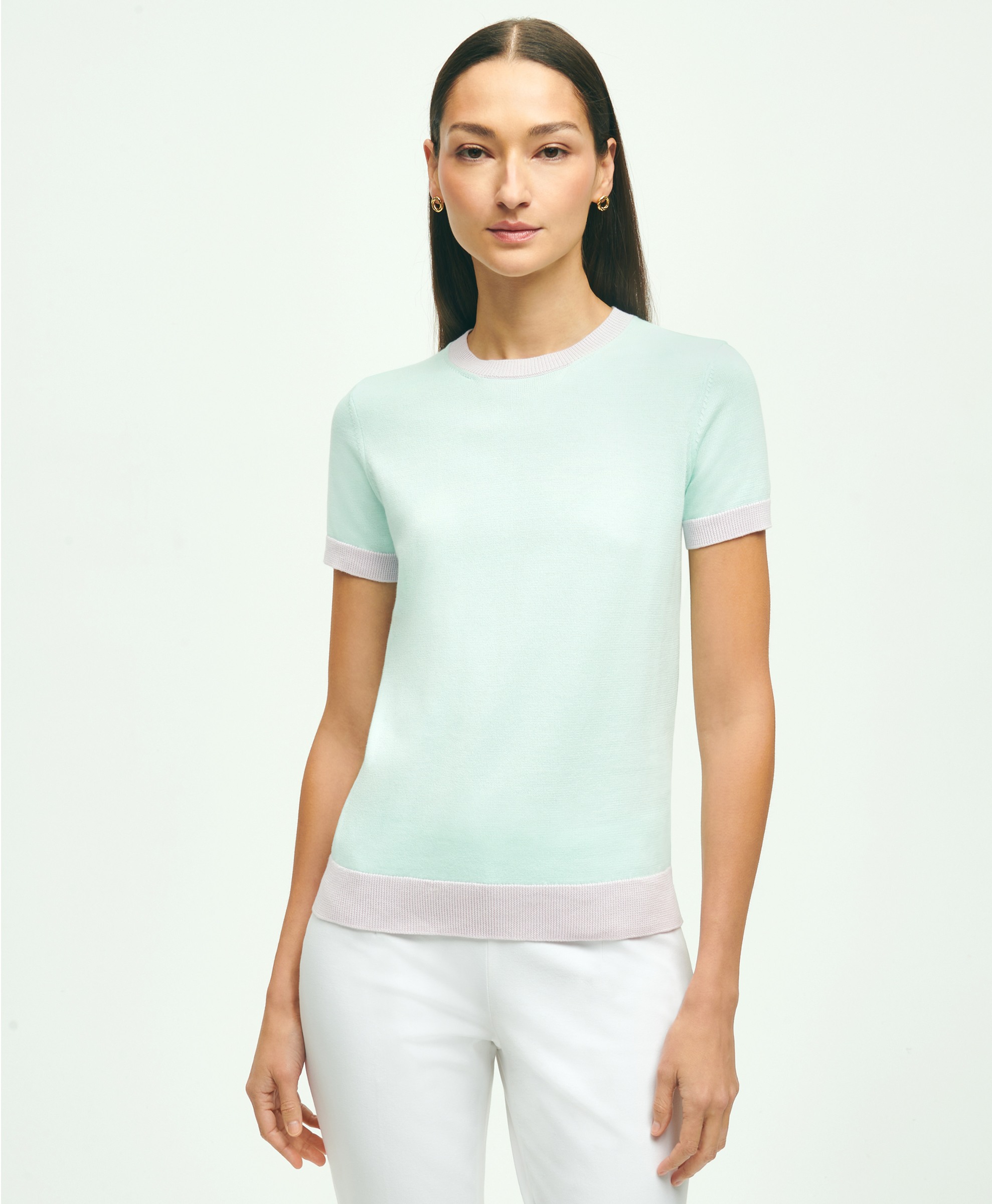 Brooks Brothers | SWT SPM CTN CN SS SHLL