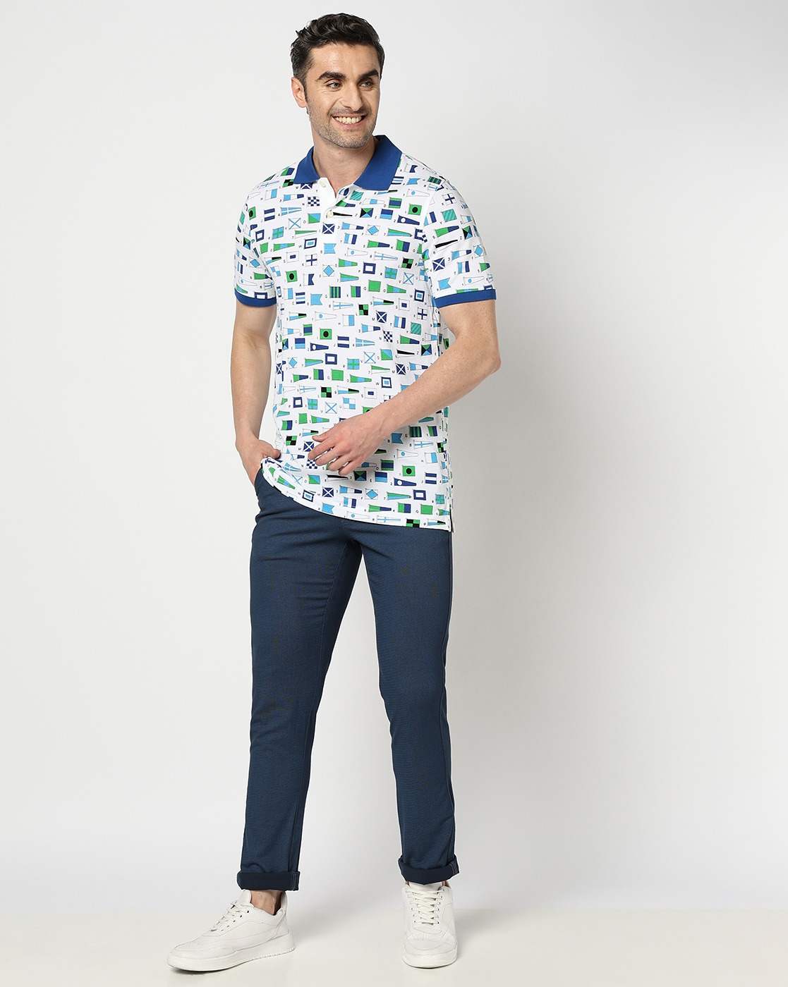 Brooks Brothers Slim fitted Printed Polo