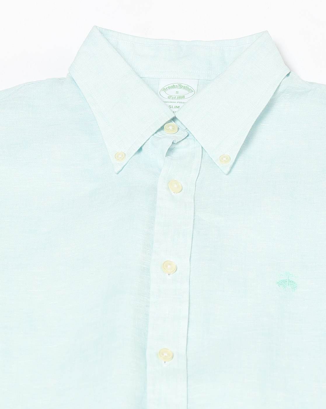 Brooks Brothers Slim fitted Linen Sports Shirt