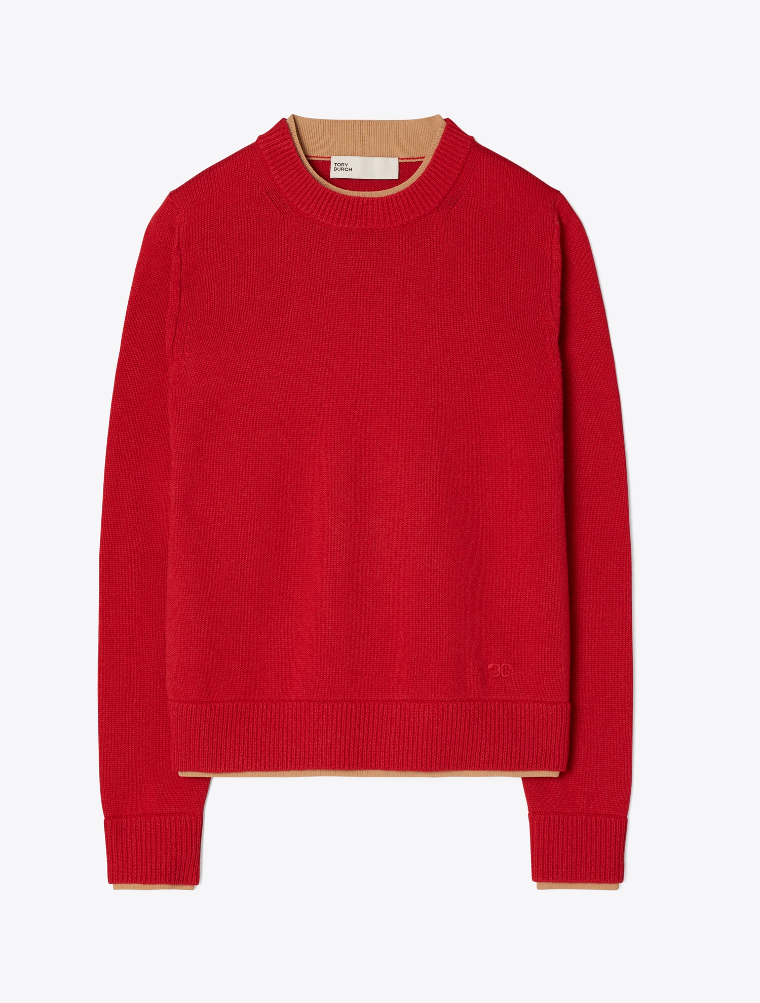 Double Layer Cashmere Crewneck