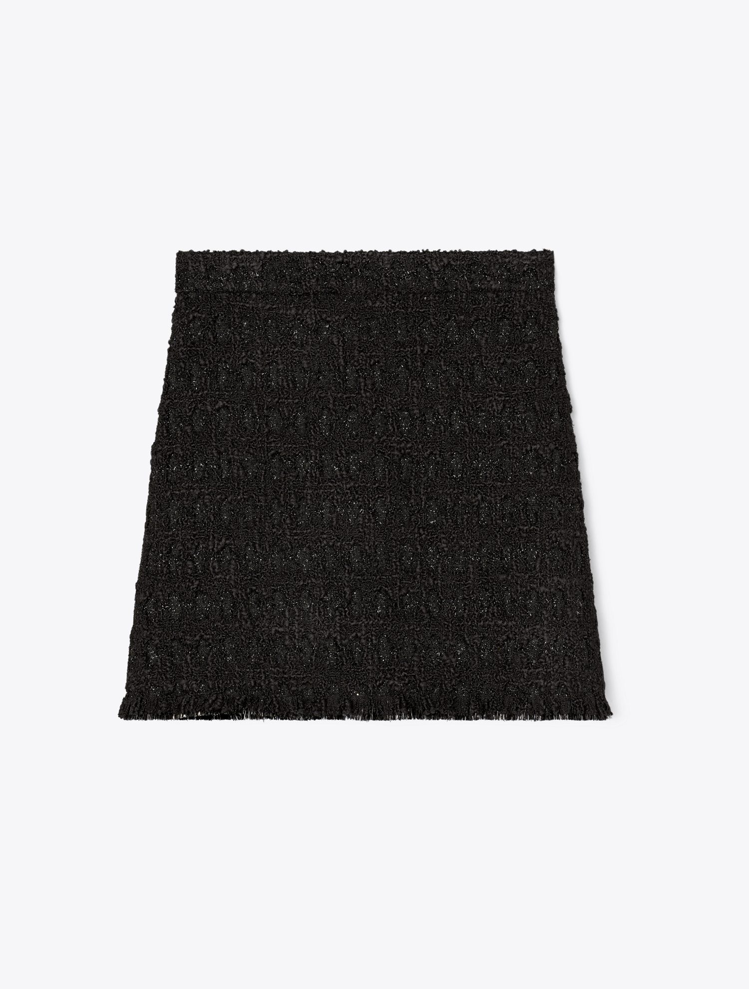 Tinsel Tweed Mini Skirt