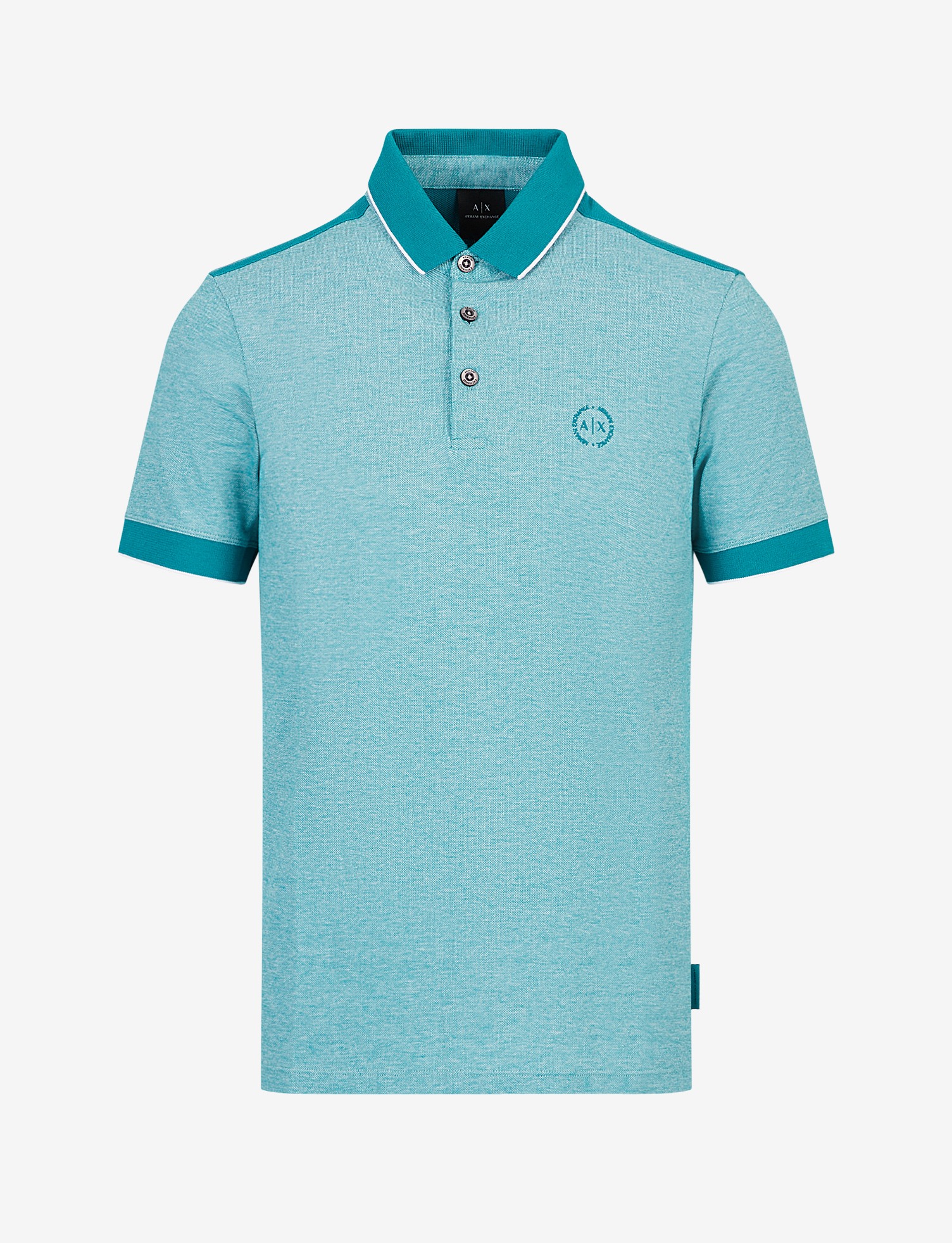 Men Green Cotton  Polo T-Shirt