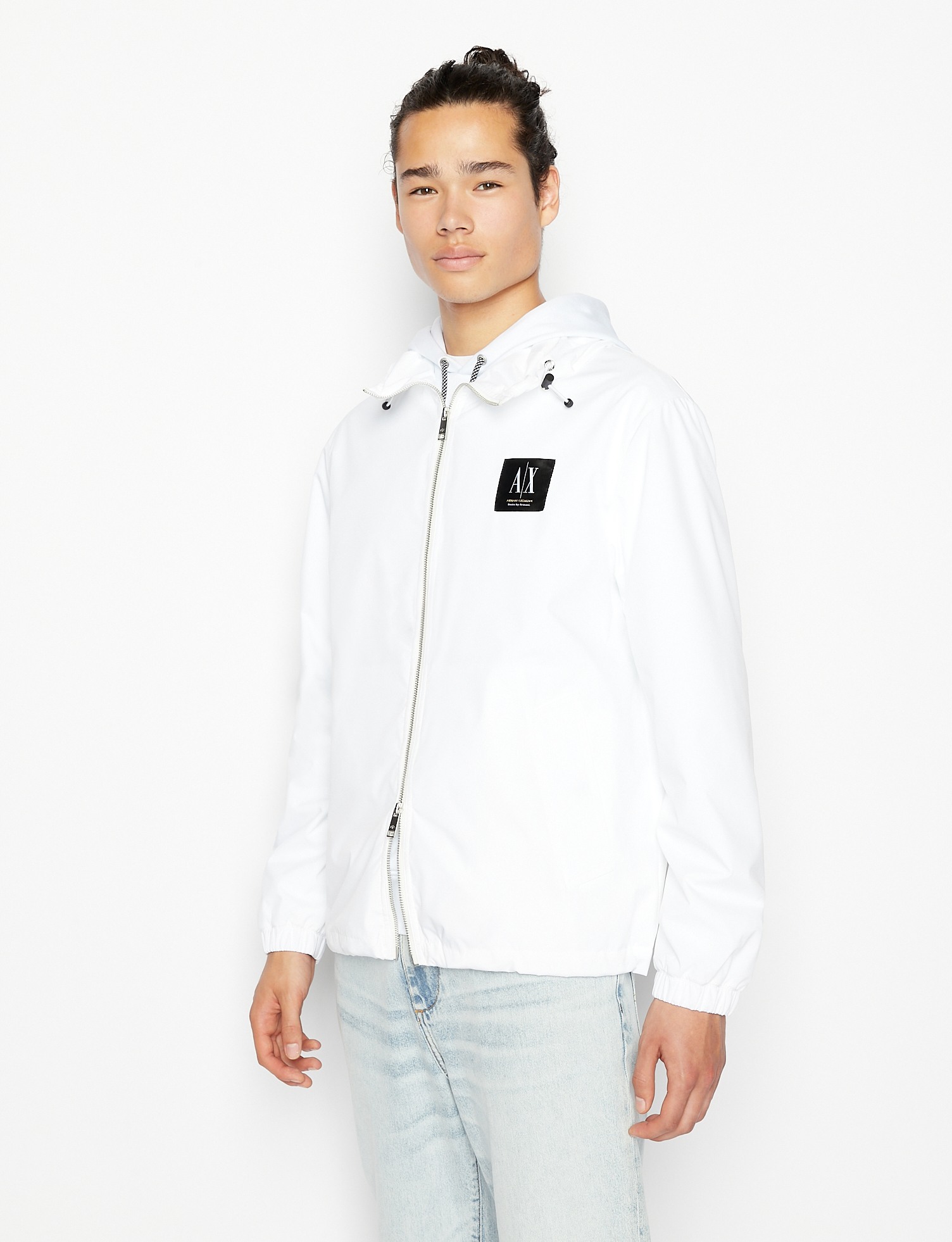Armani exchange rain jacket cheap