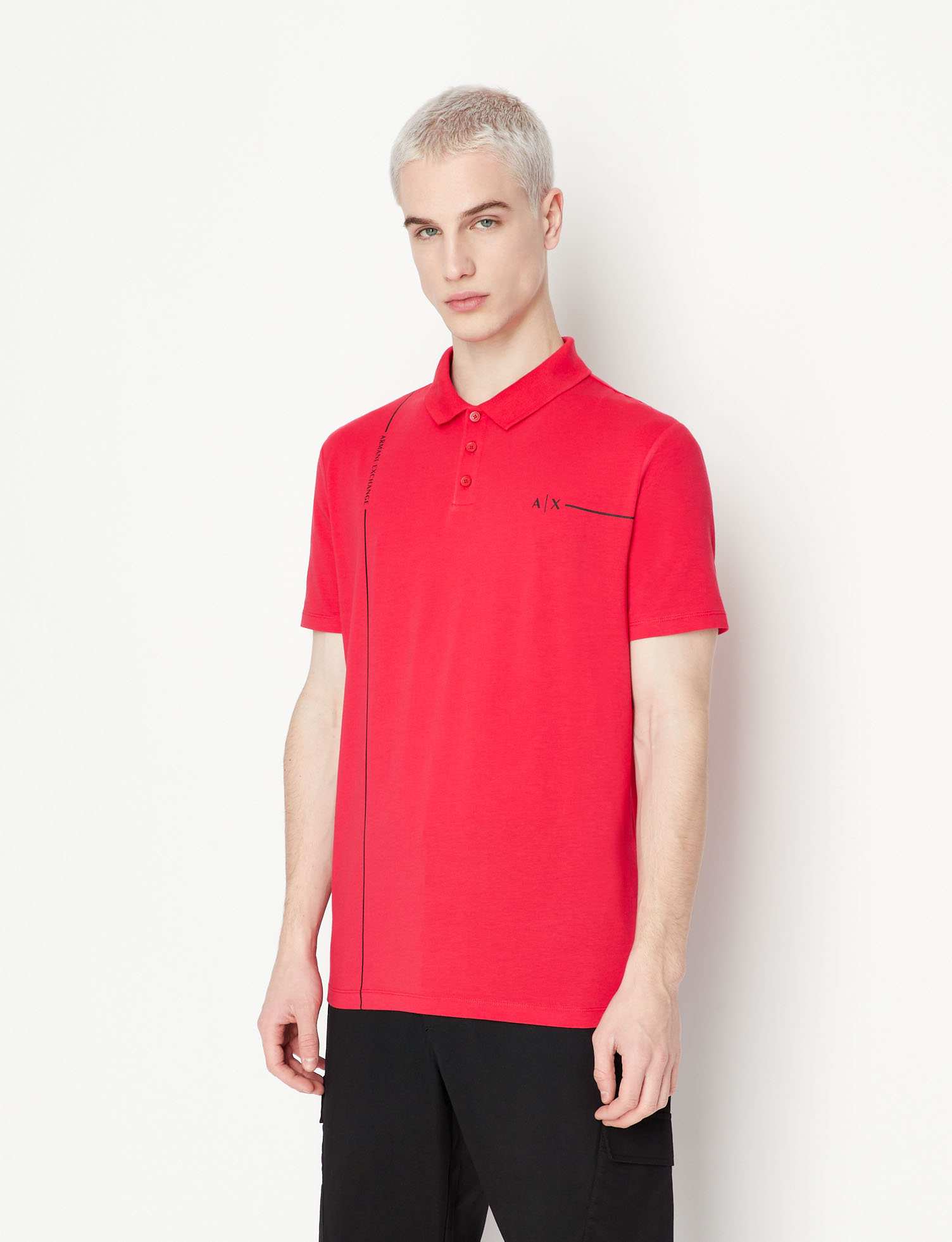 Armani slim fit polo clearance