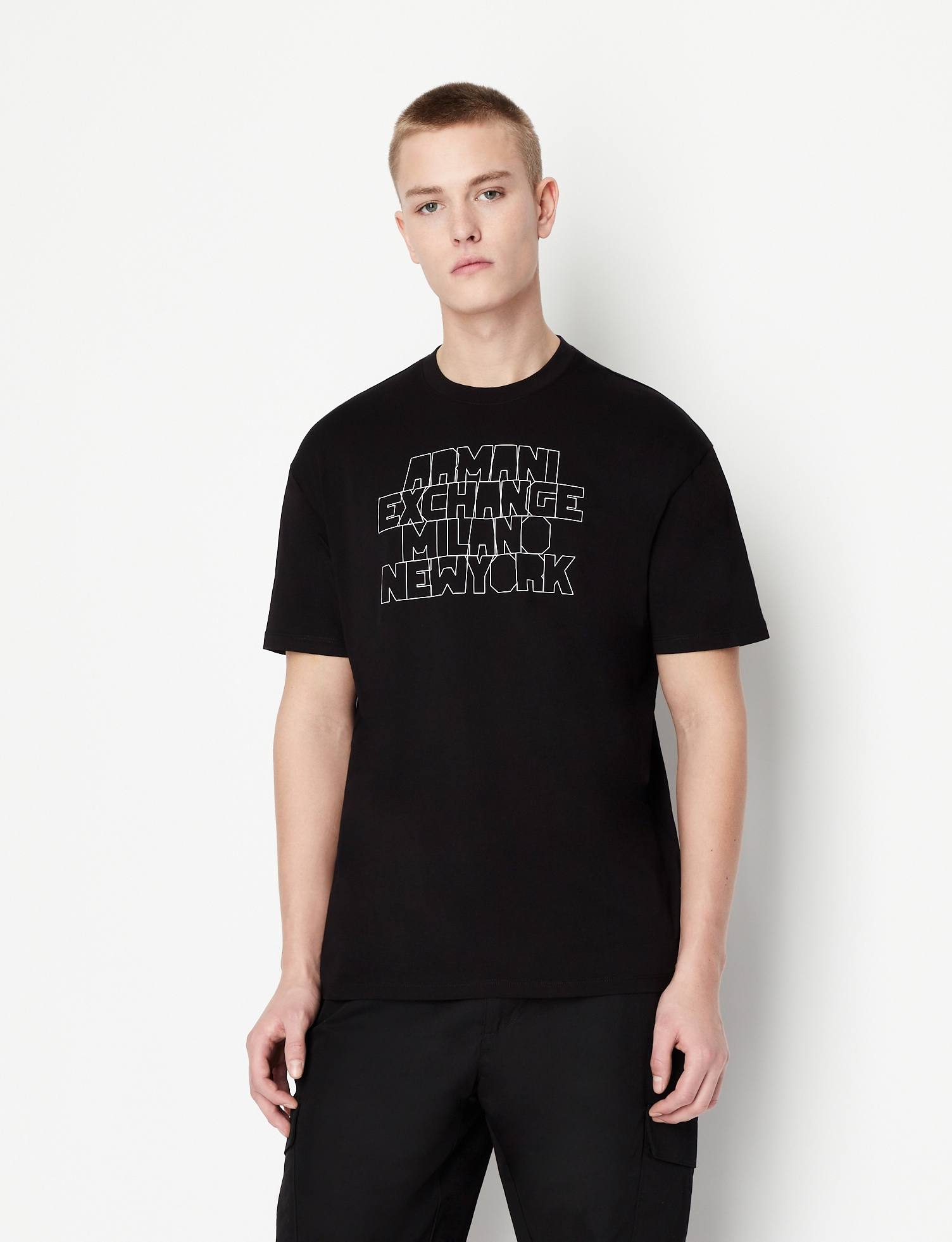 Comfort Fit Crew-Neck T-Shirt With Logo Print
