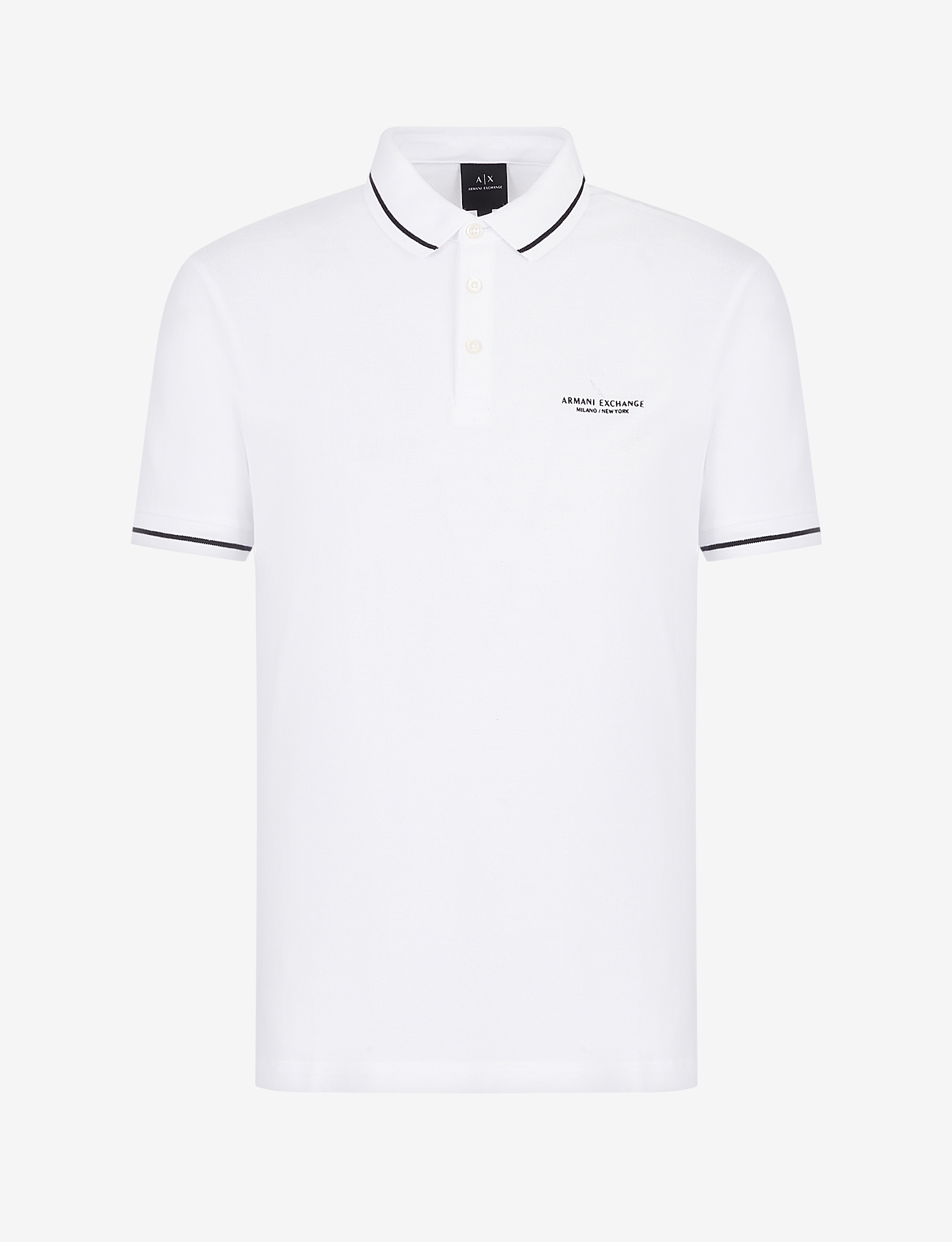 Pima Cotton Polo T-Shirt With Contrast Piping
