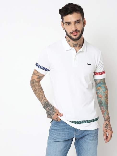 GAS | Slim Fit Half Sleeve Solid Polo T-Shirt