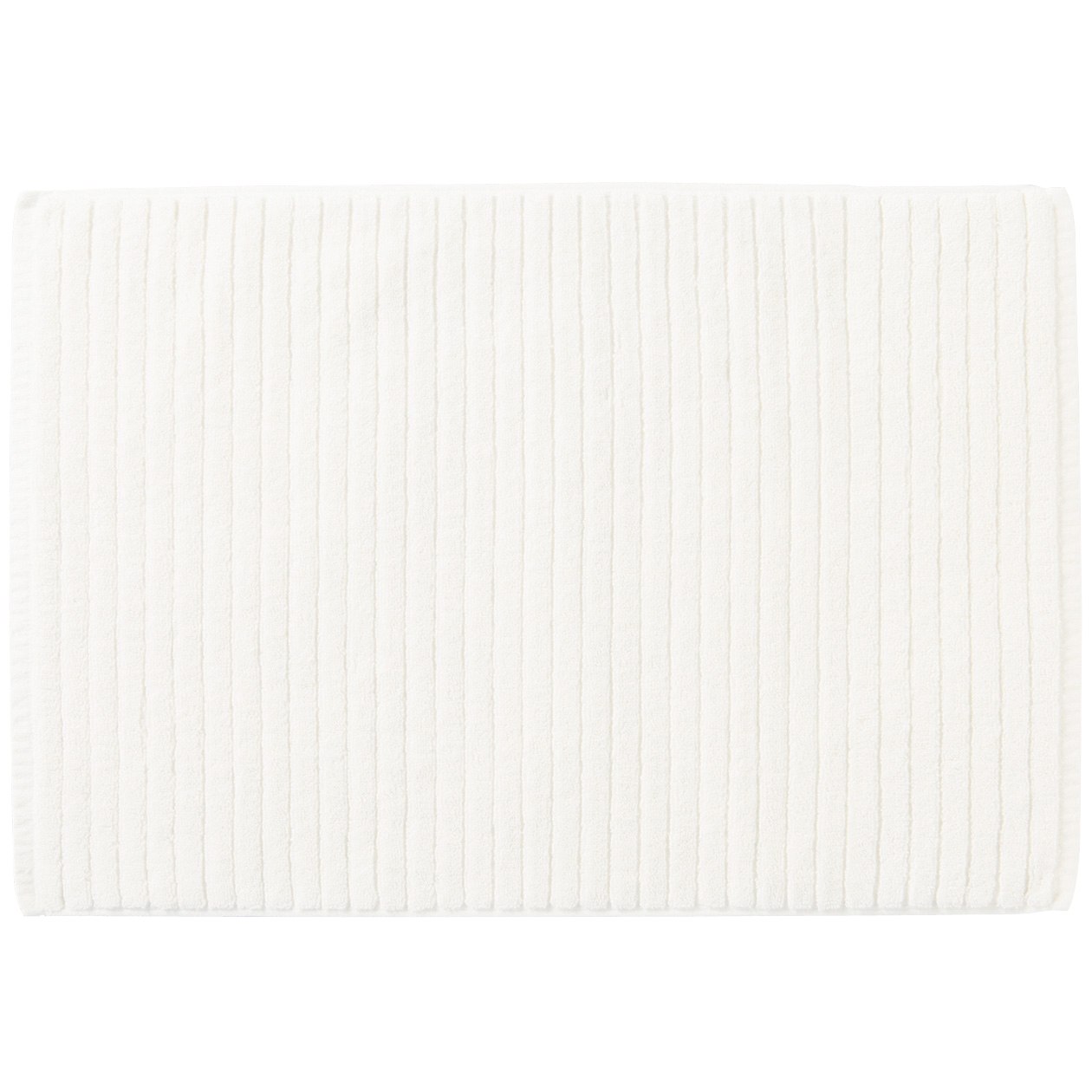 COTTON LINEN BATH MAT L OFF WHITE