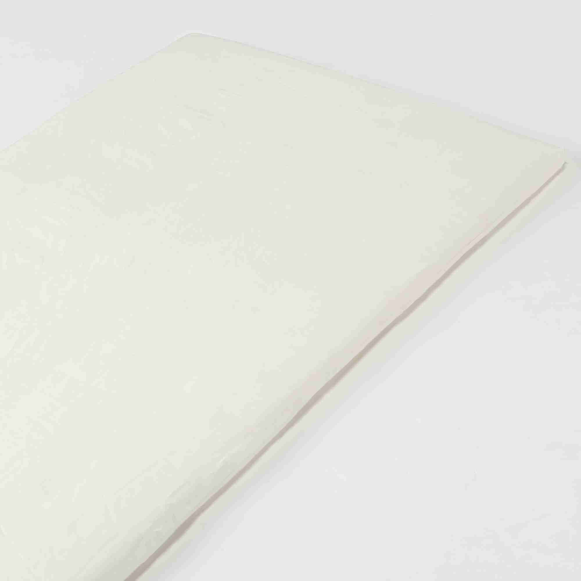 LINEN PLAIN WEAVE FLAT SHEET S OFF WHITE