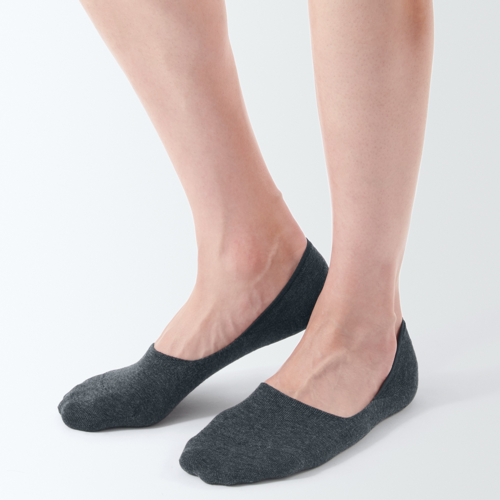 Thin No-show socks with Heel Grip