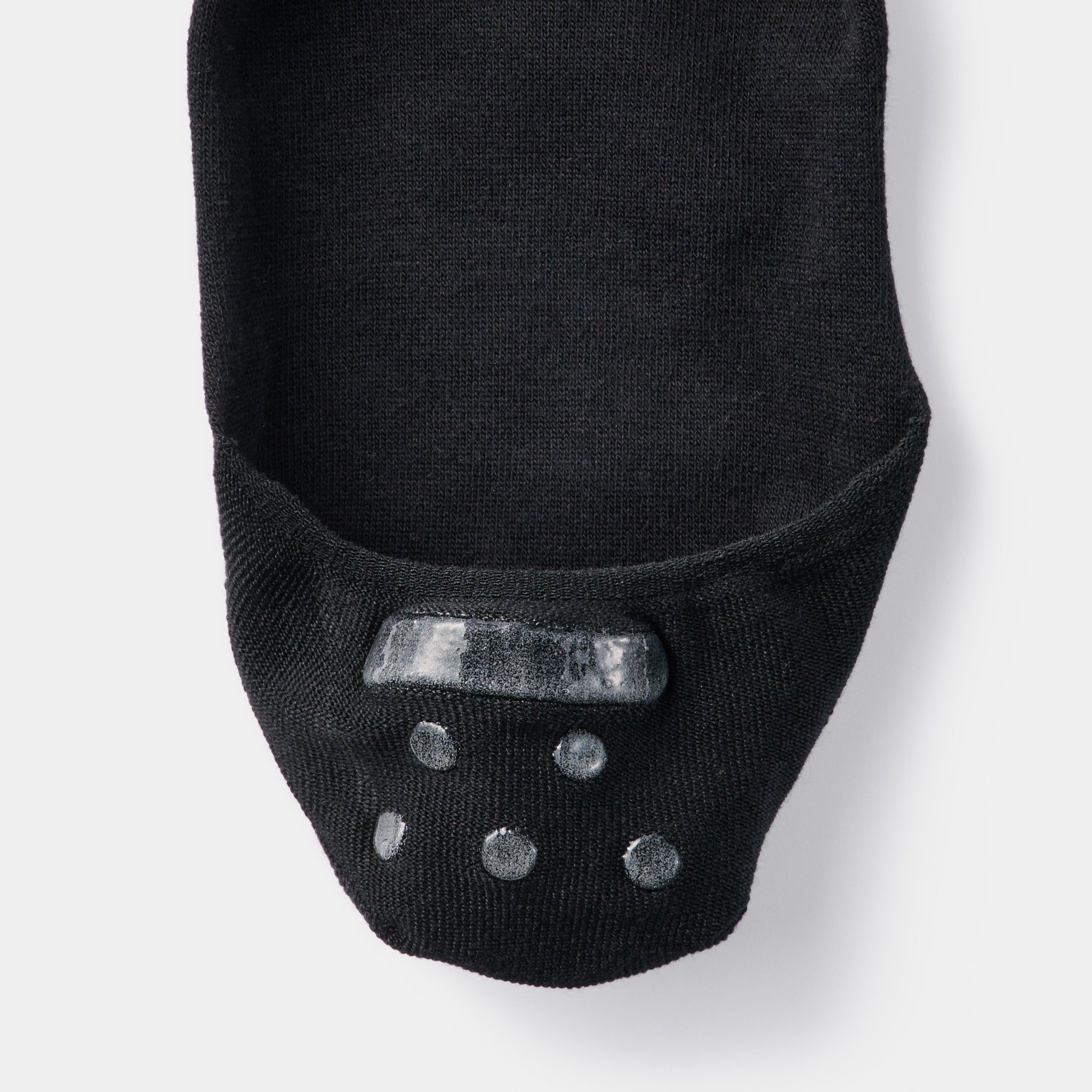 Thin Tabi-style No-show socks with Heel Grip
