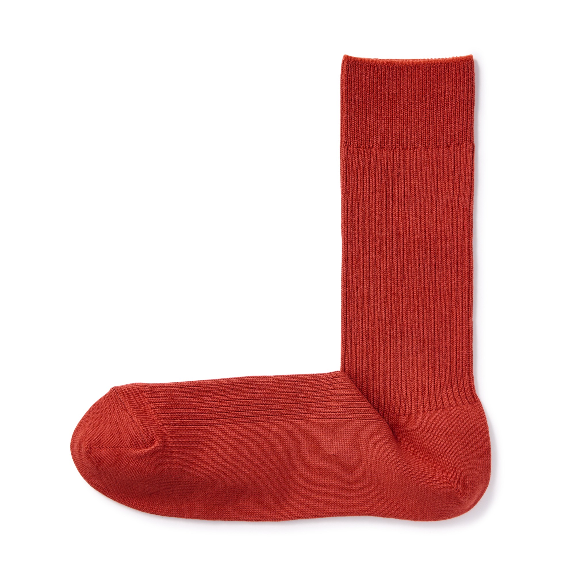 M's right angle ribbed socks