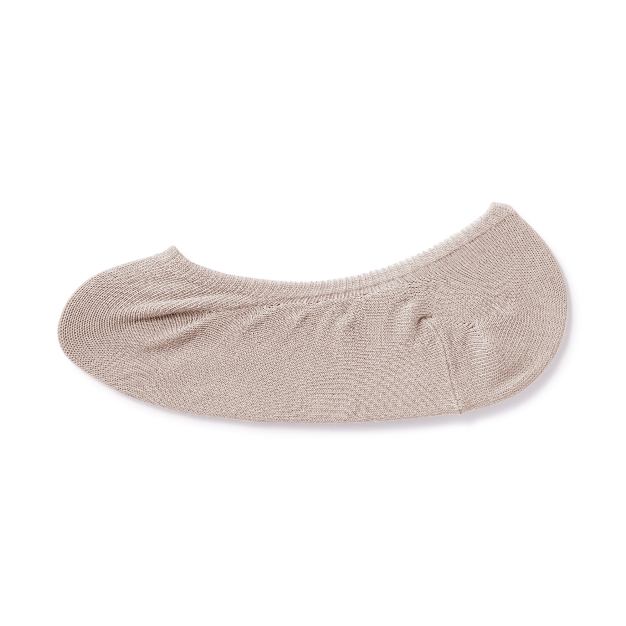 Non-Slip Cotton Blend No-show socks (Wide-Toe)