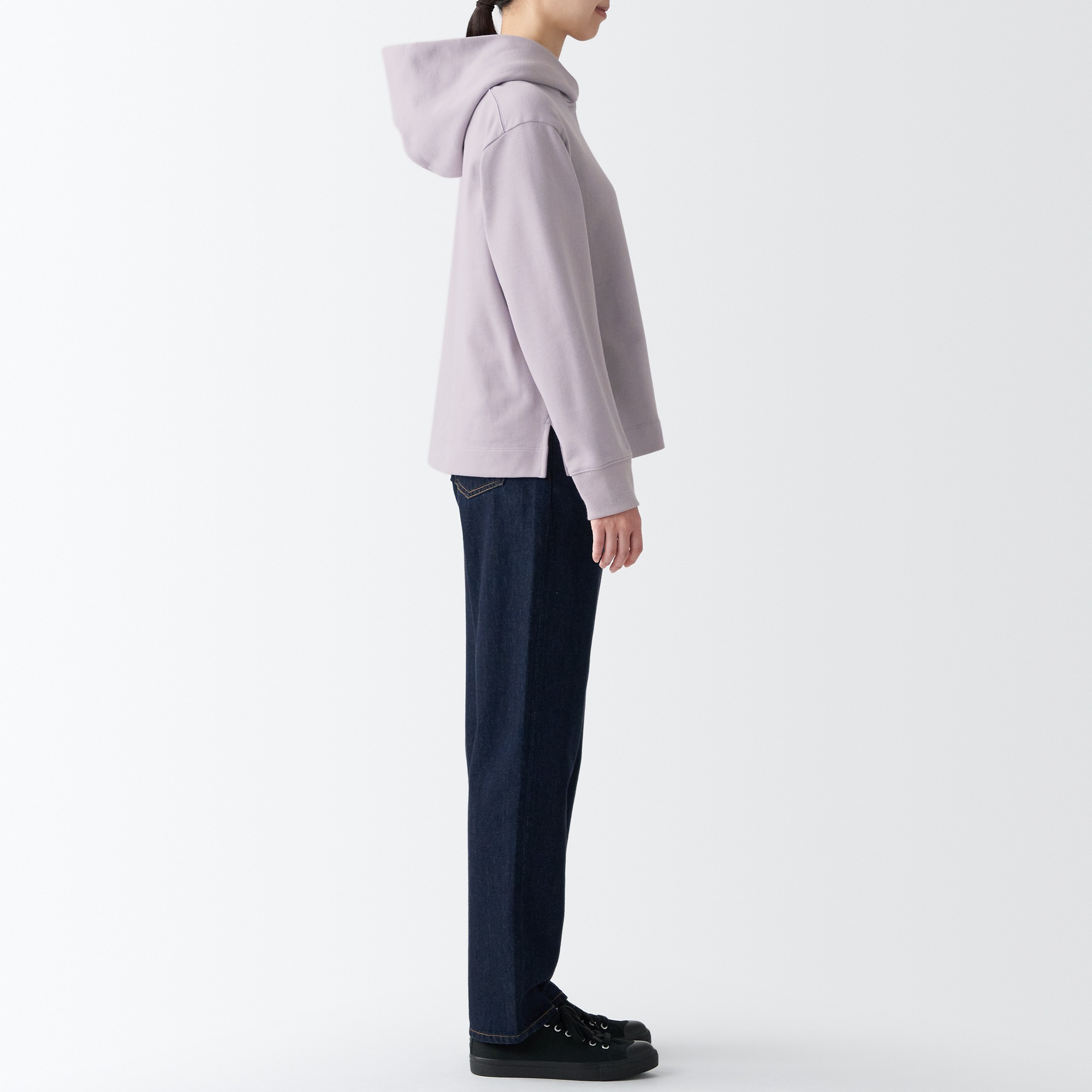 MUJI | Sweat Long Sleeve pullover hoodie