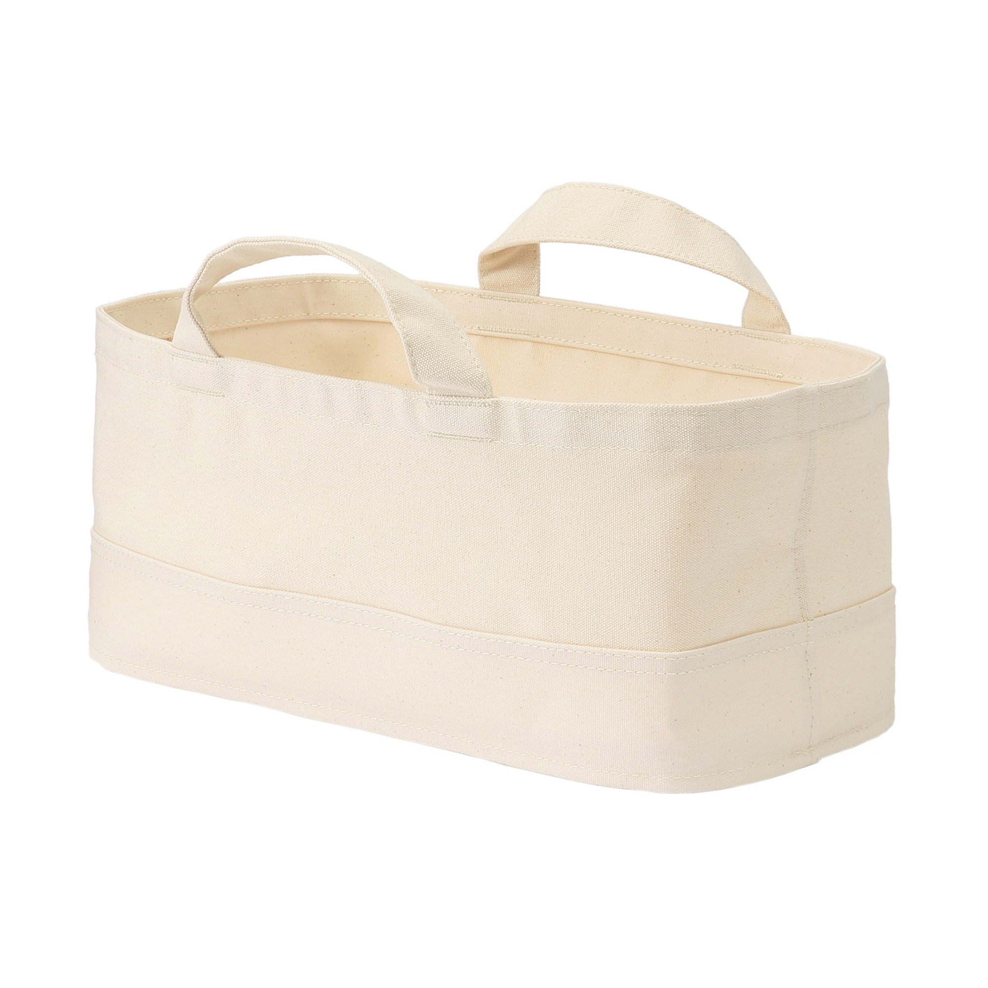 Canvas handled Rectangular basket Slim
