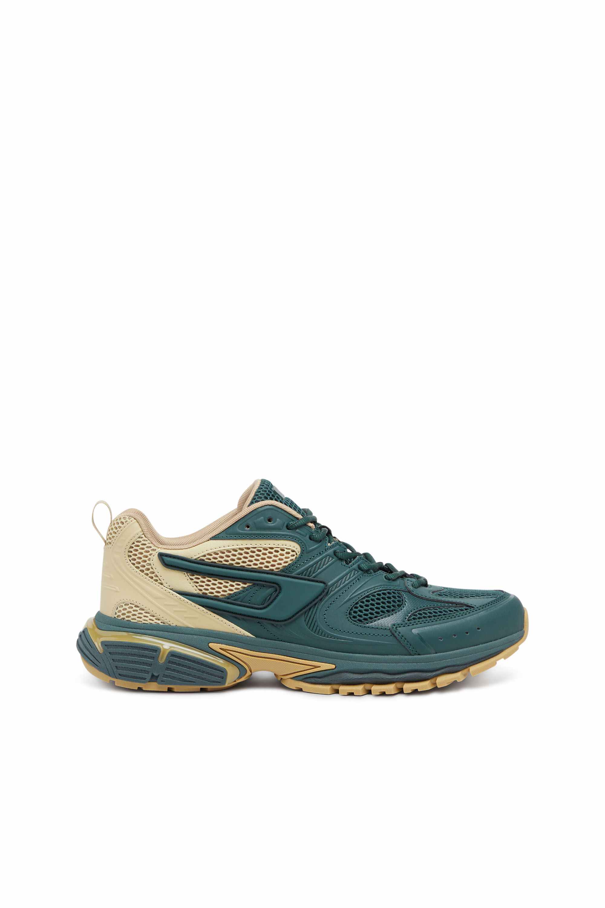Green S-Serendipity Pro-X1 - Mesh sneakers with embossed overlays