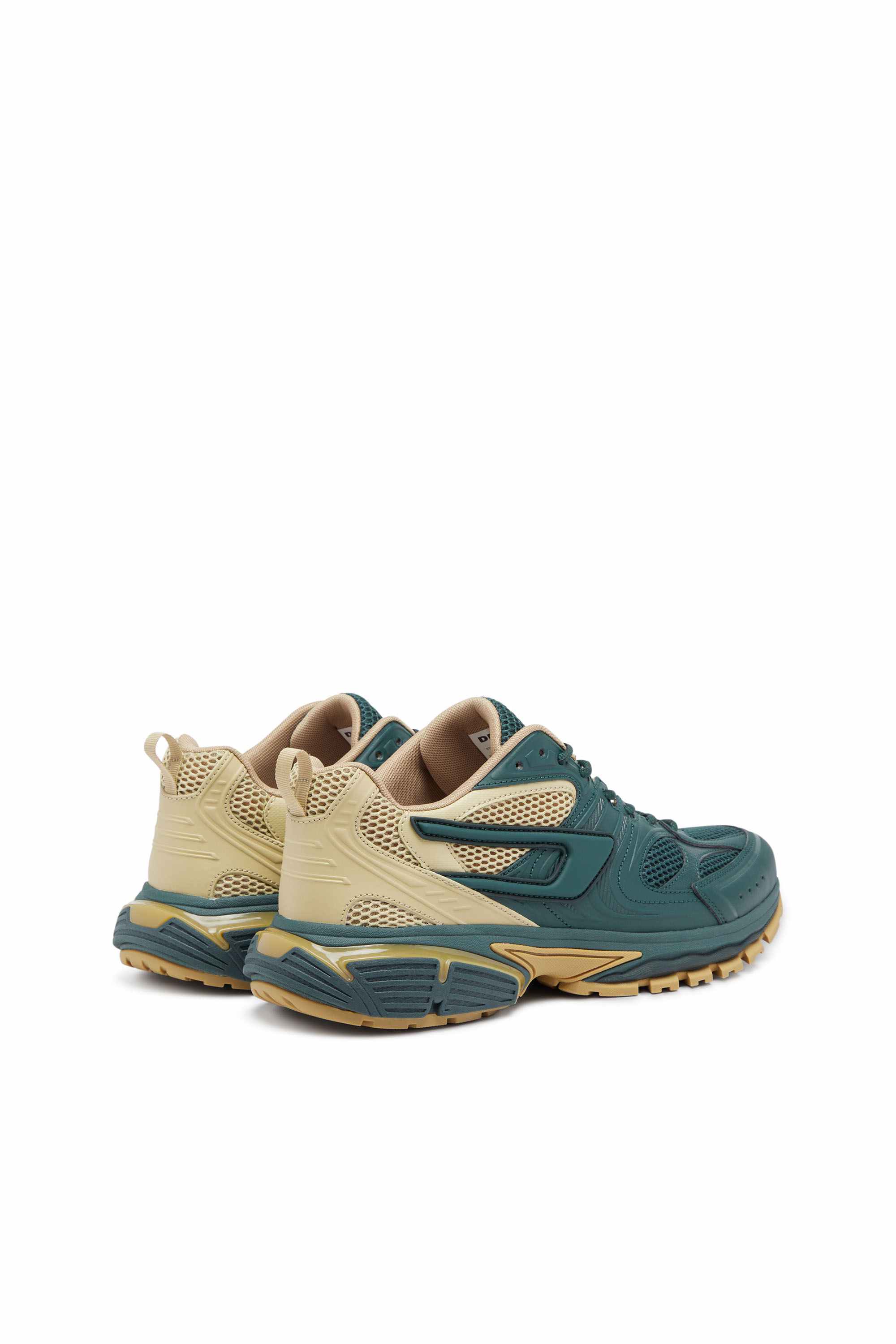 Green S-Serendipity Pro-X1 - Mesh sneakers with embossed overlays