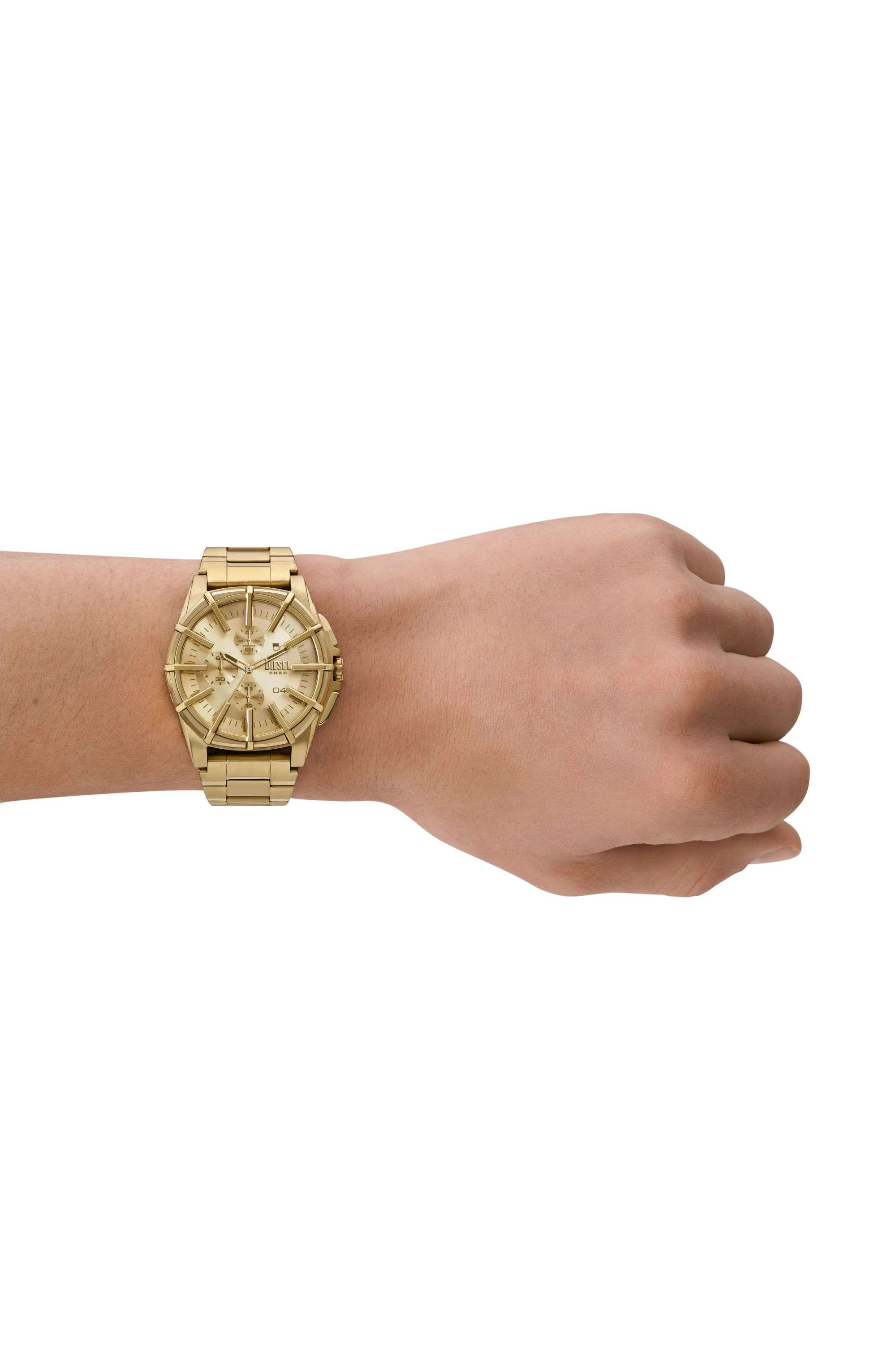Gold Framed gold-tone stainless steel watch