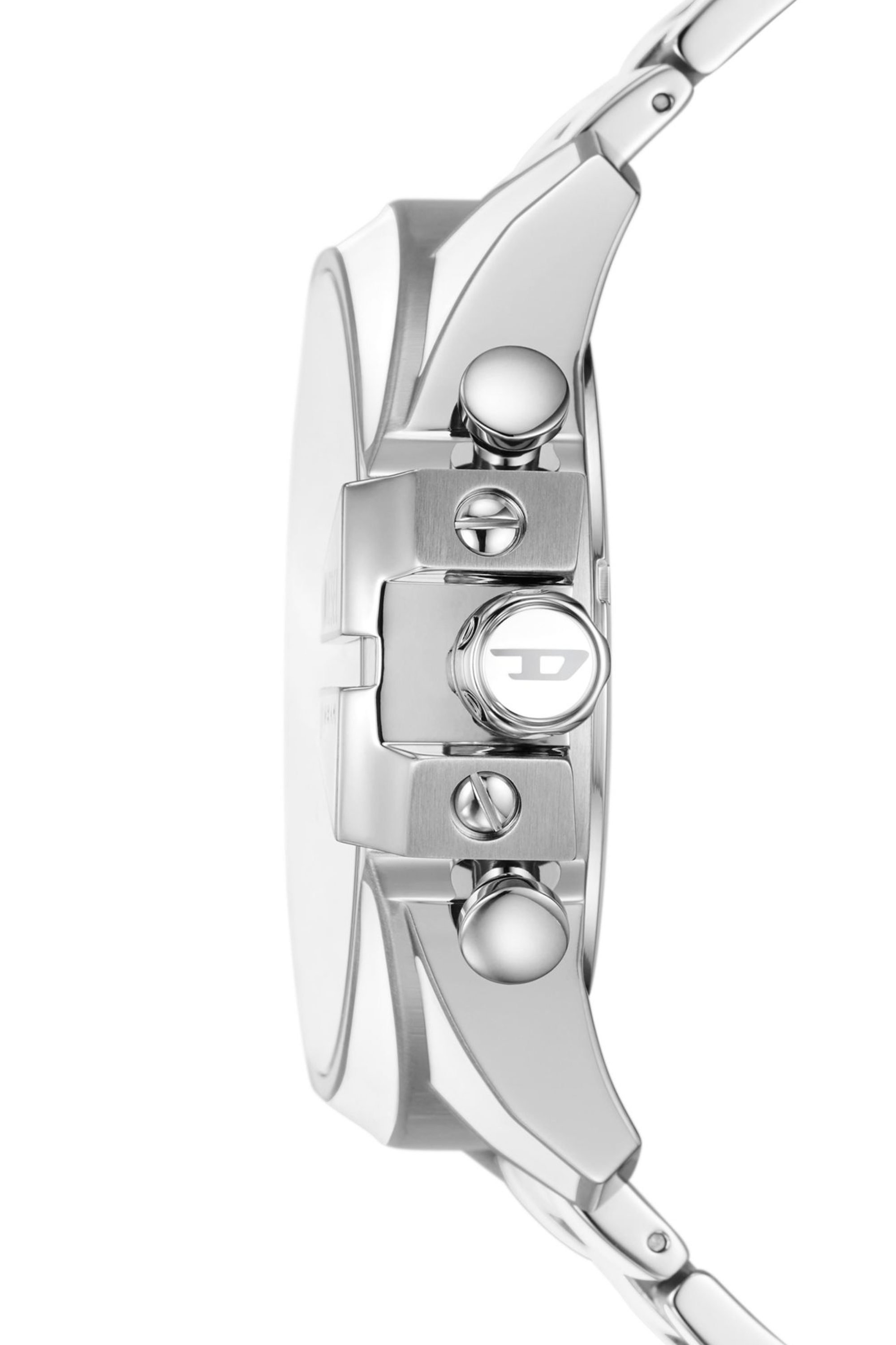 Silver Mega Chief white and stainless steel watch