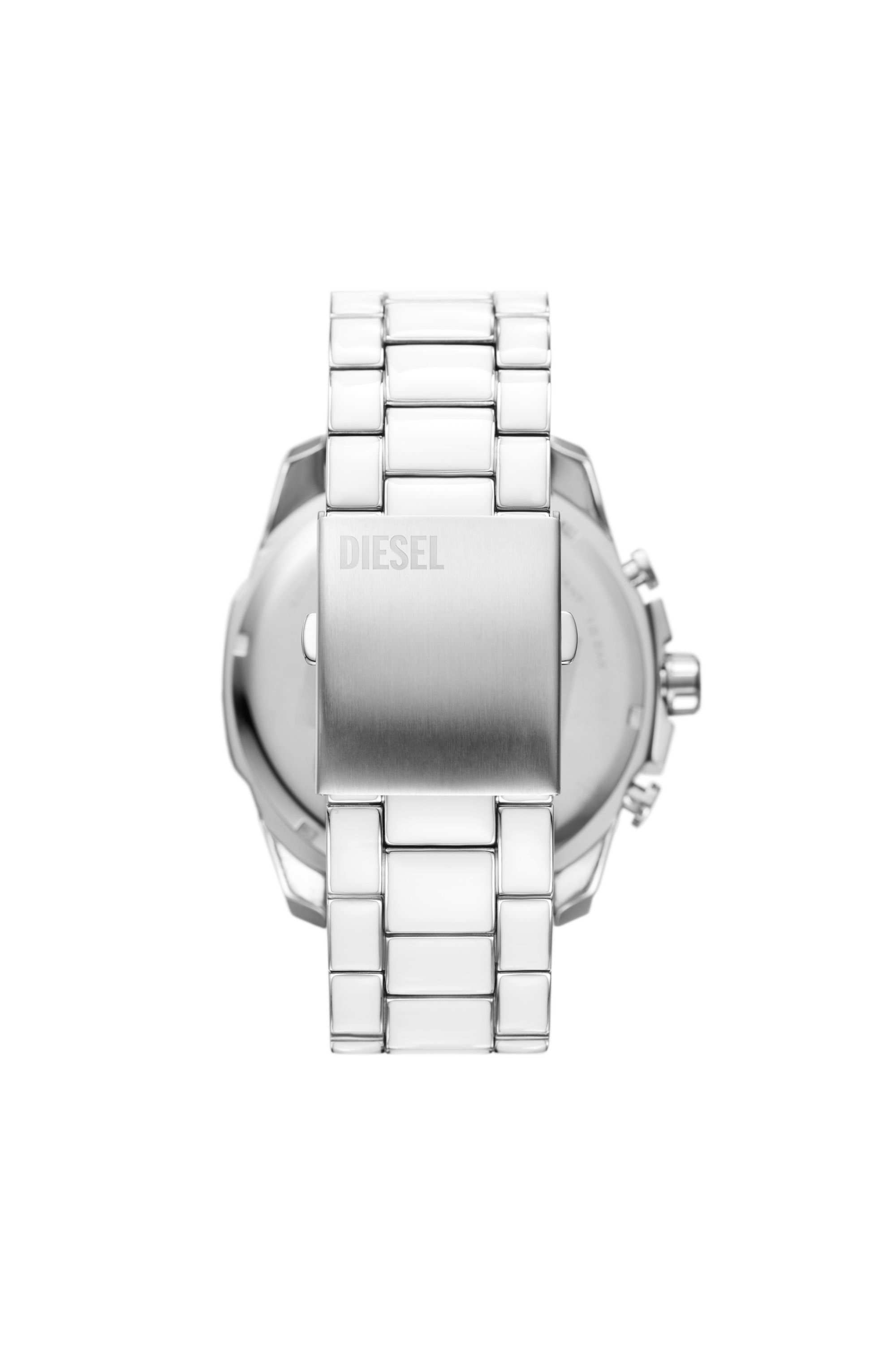 Silver Mega Chief white and stainless steel watch