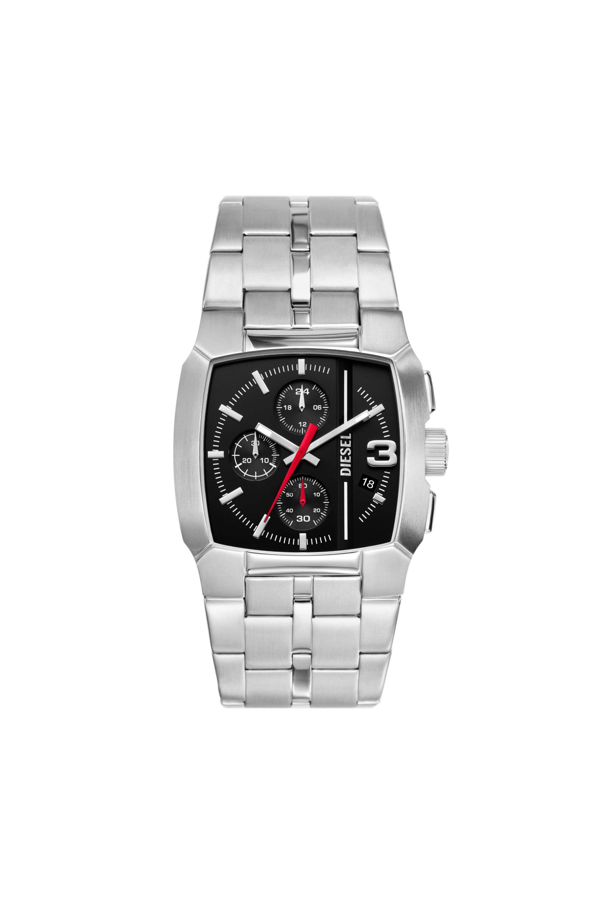 Black Cliffhanger stainless steel watch