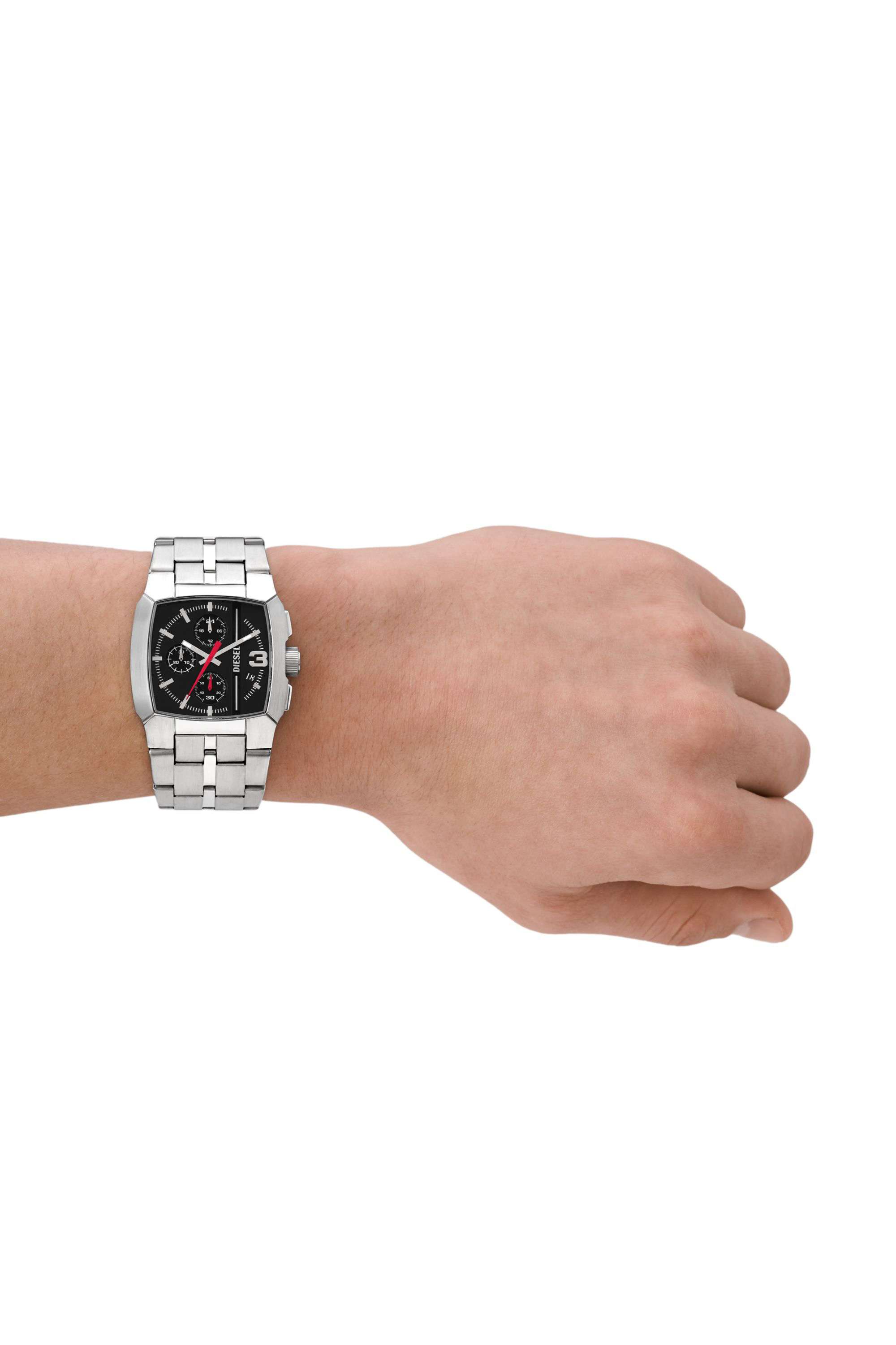 Black Cliffhanger stainless steel watch