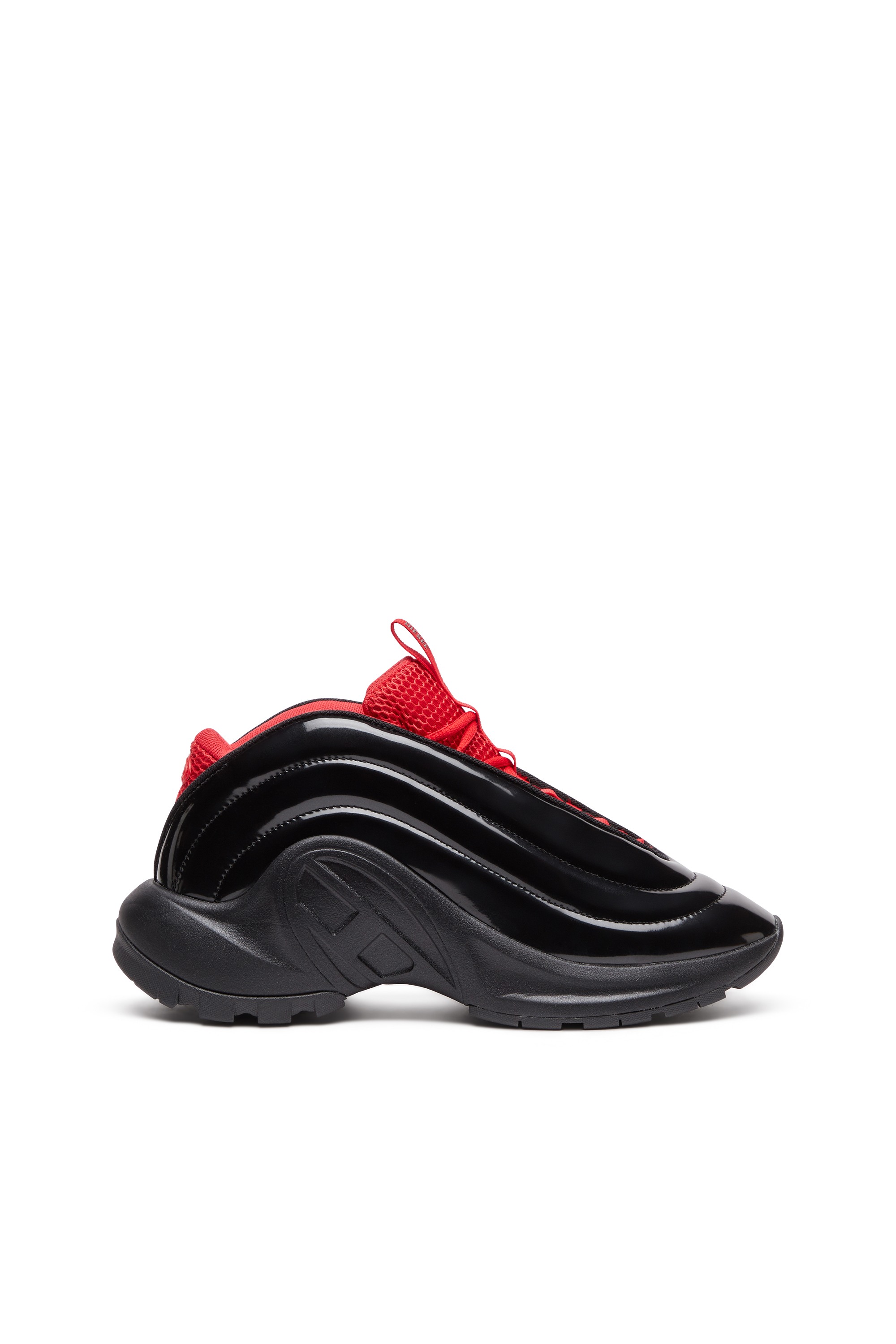 Black S-D-Runner-Slip-on sneakers with Oval D instep