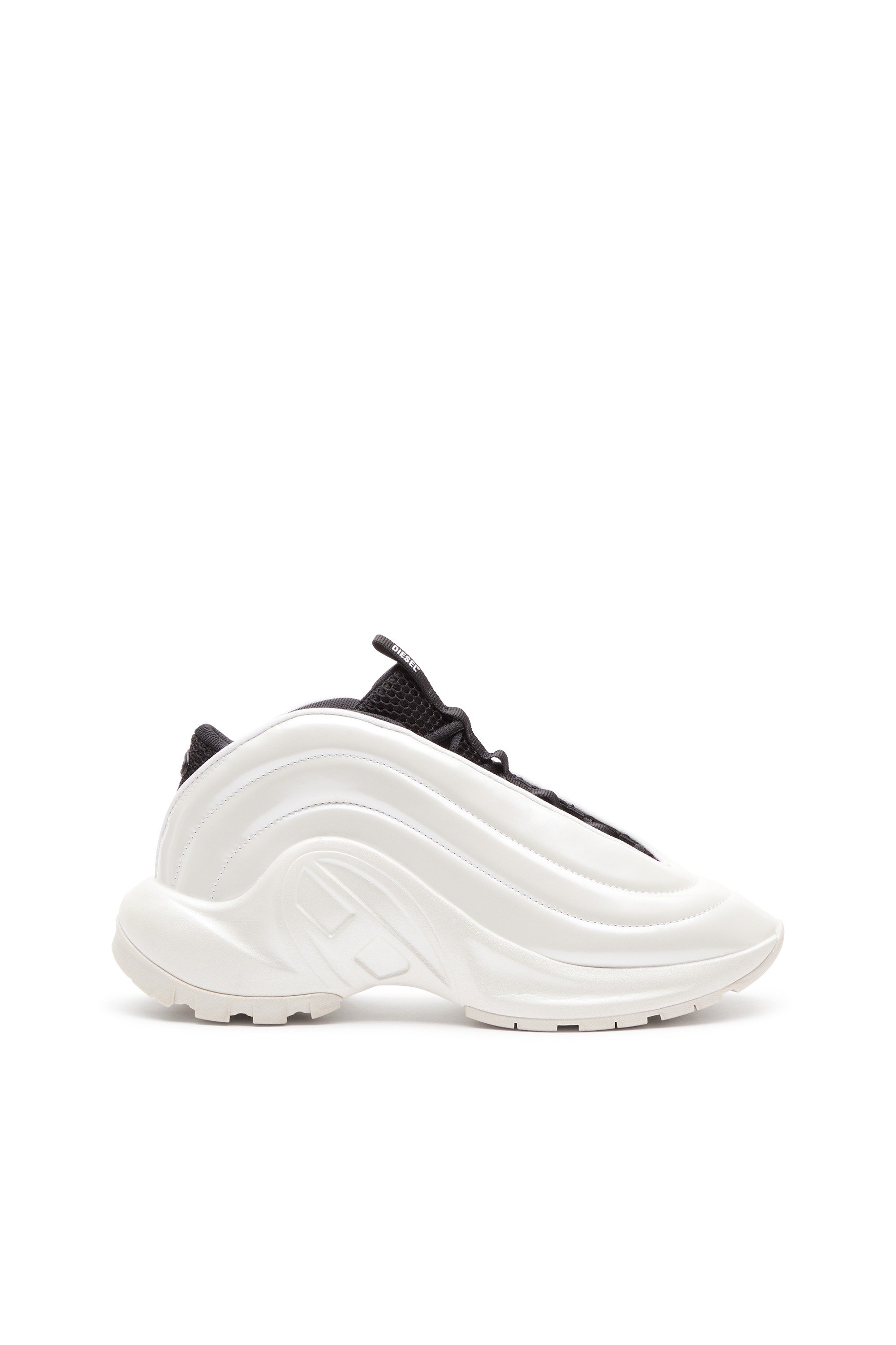 White  S-D-Runner-Slip-on sneakers with Oval D instep