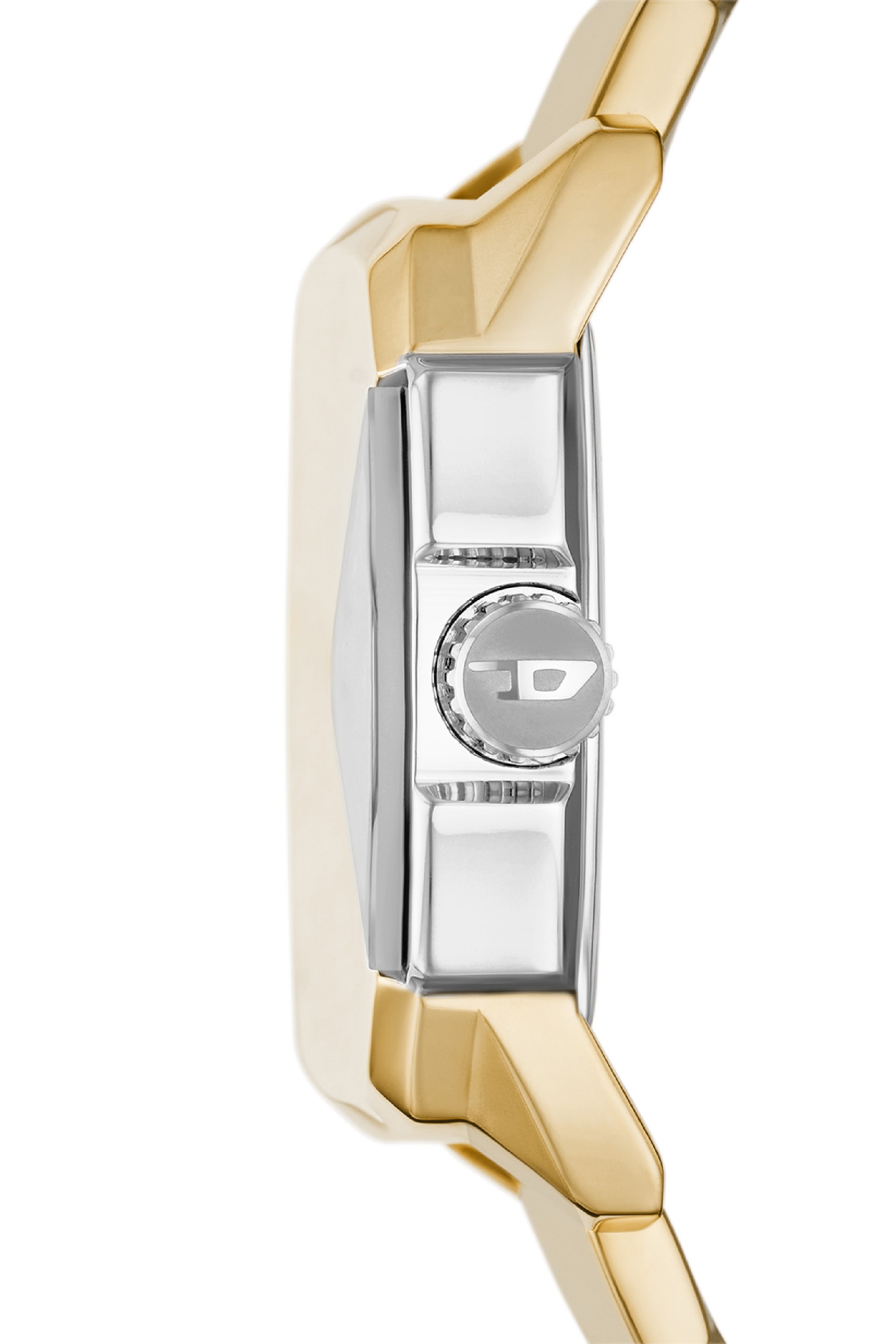 Gold D.V.A. stainless steel watch