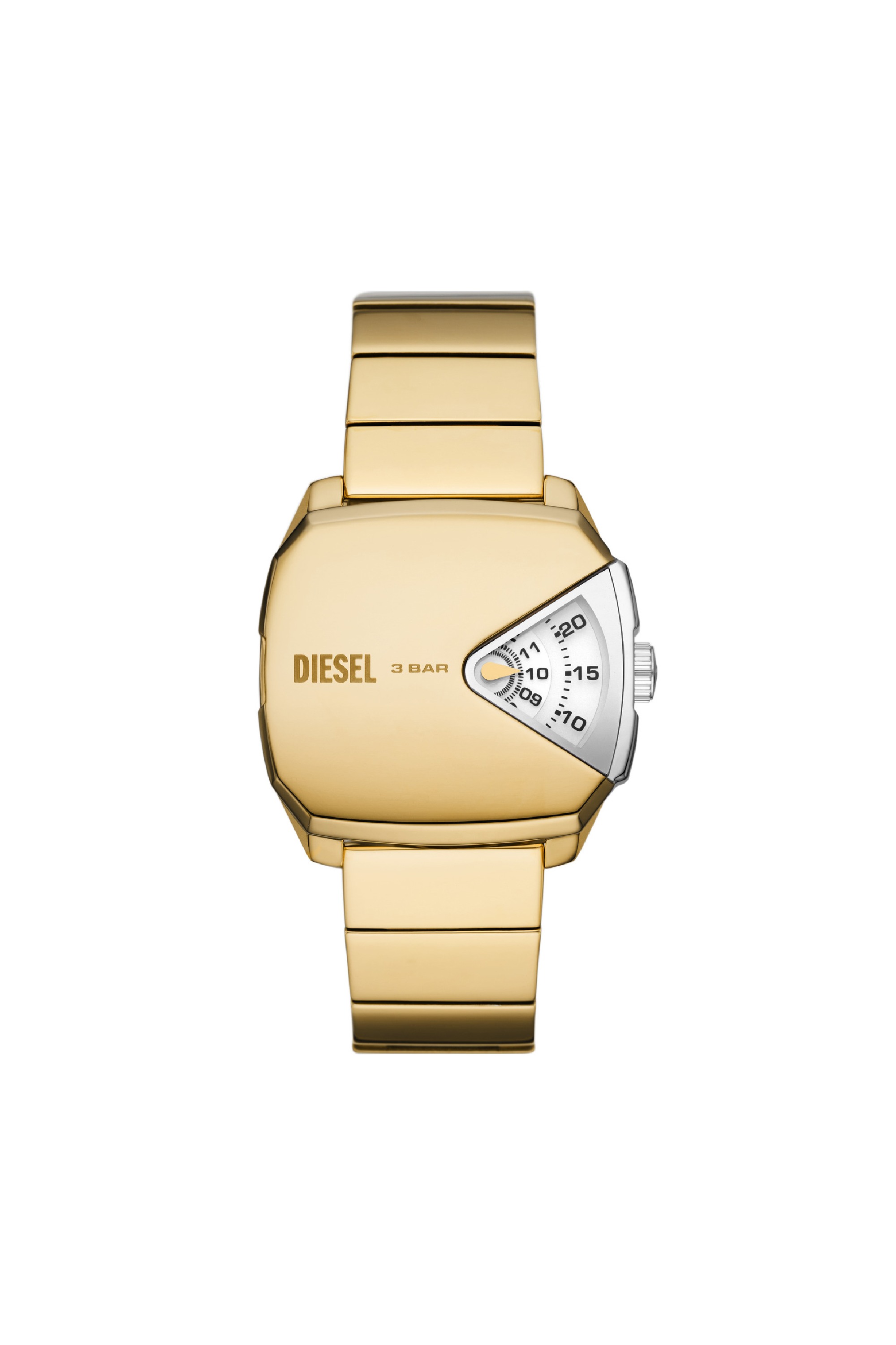 Gold D.V.A. stainless steel watch