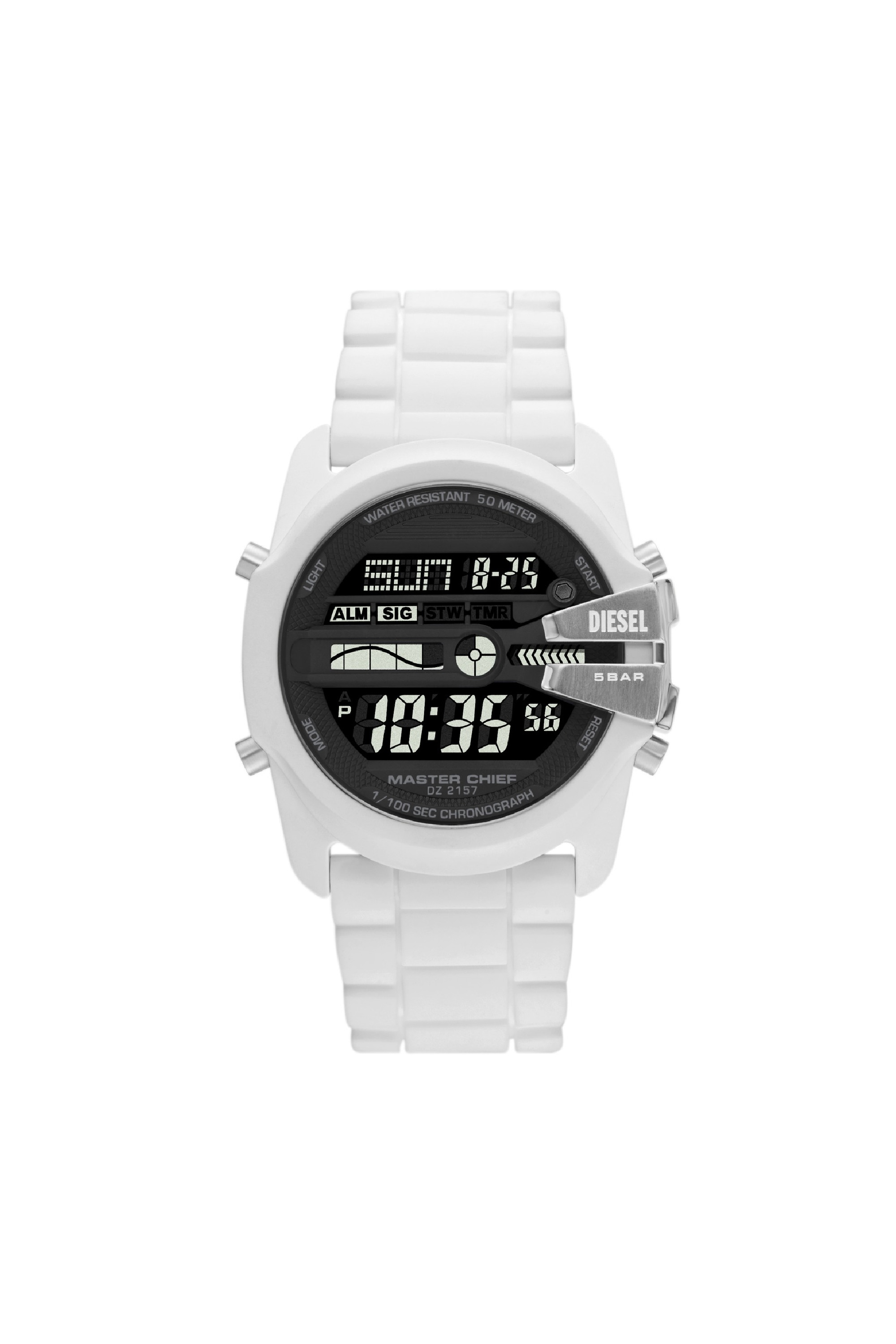 White Master Chief Digital silicone watch