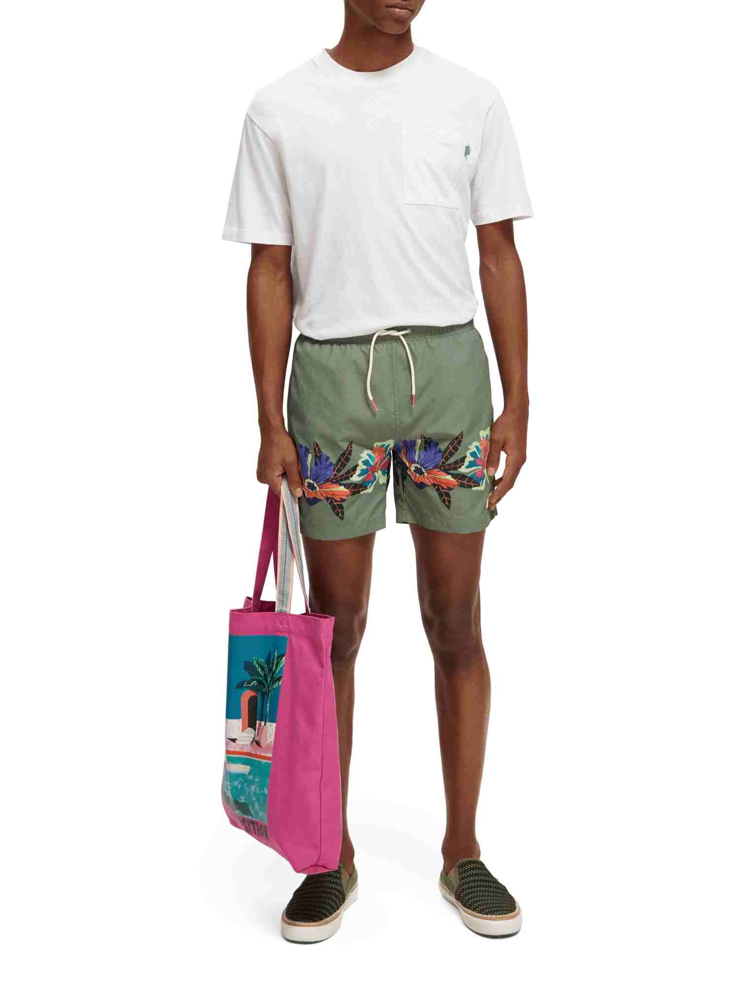 Scotch & Soda  Mid length - Placement Printed swimshort