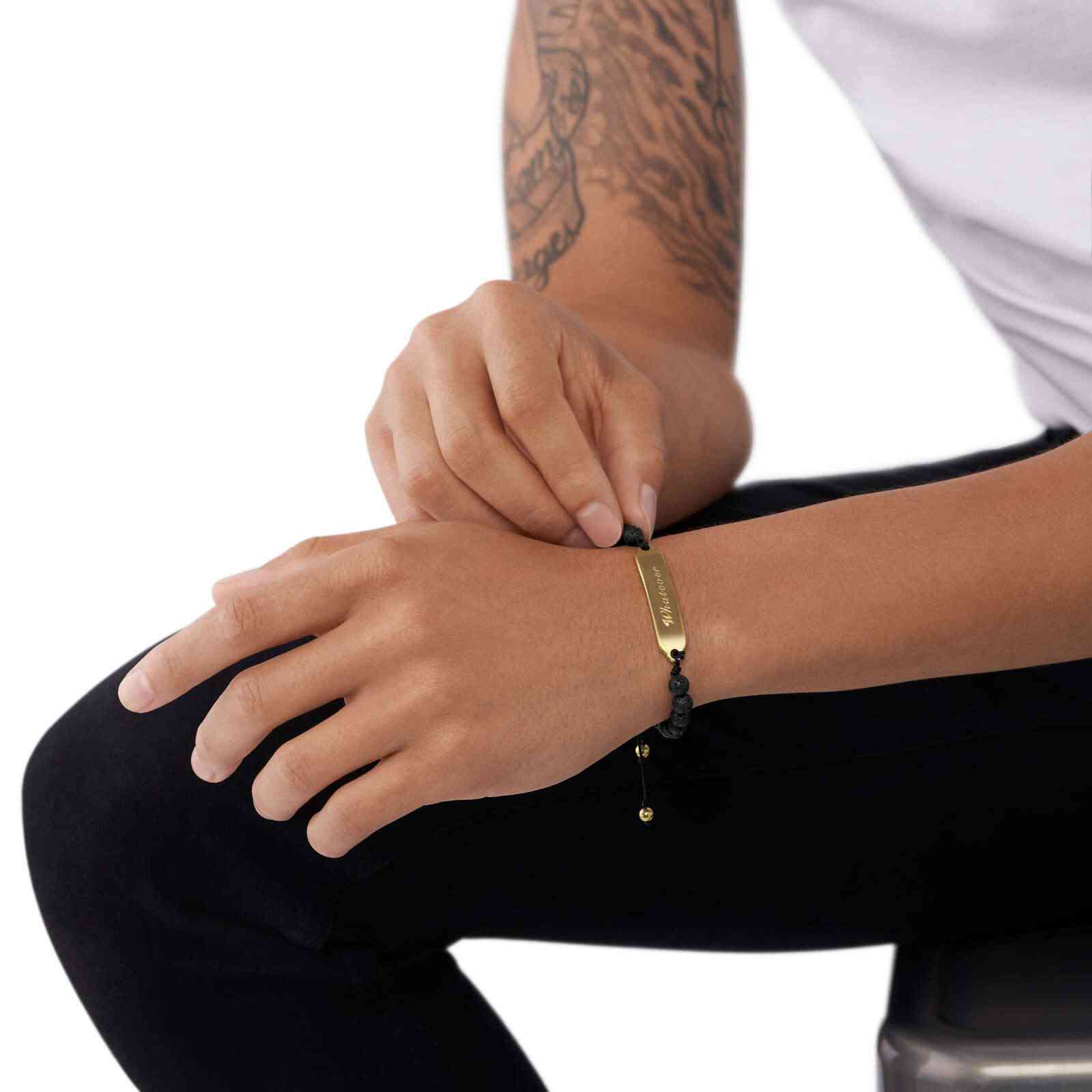 Black Diesel Beads Black Bracelet Dx1404710
