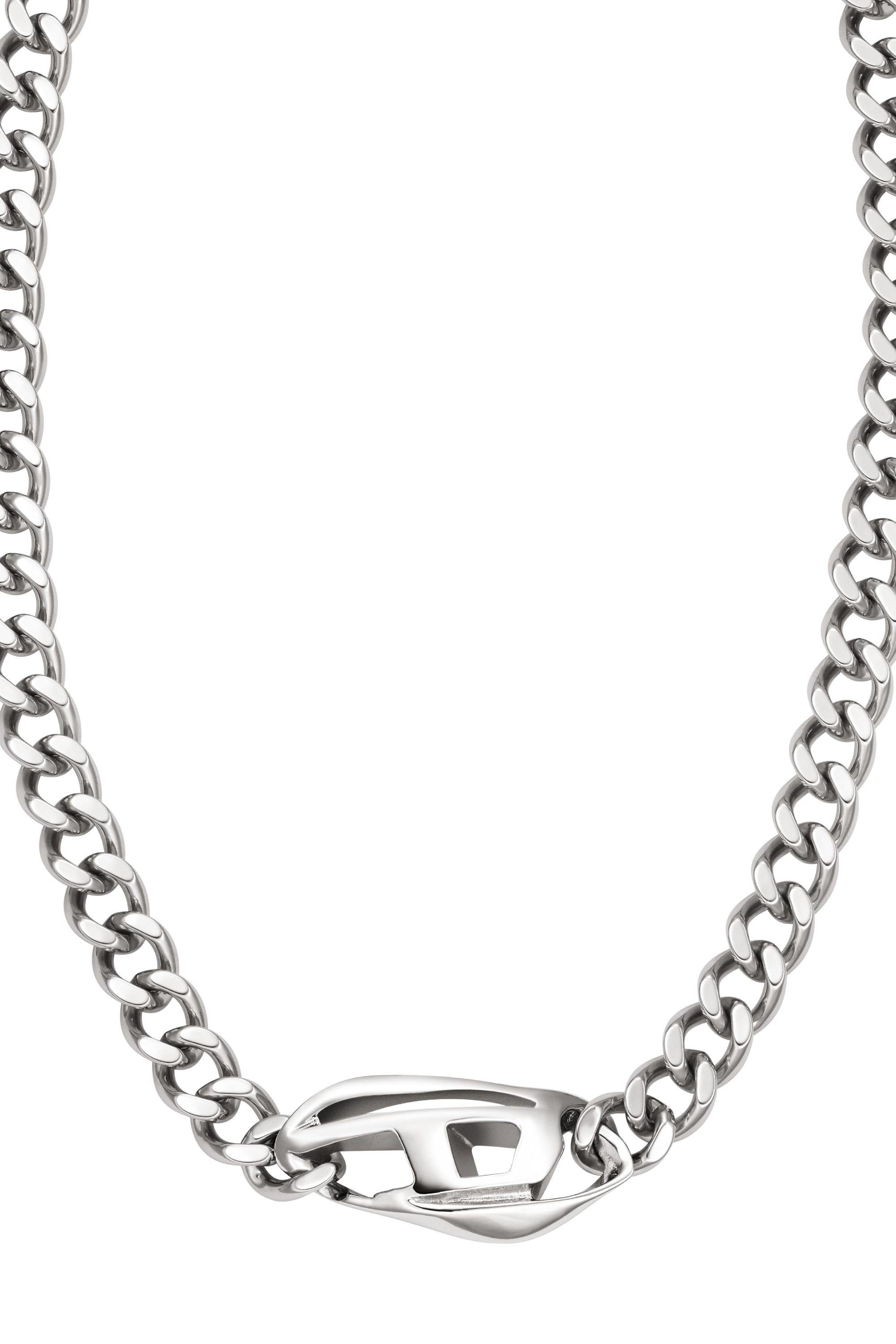 Silver DX1412- Stainless Steel Chain Necklace