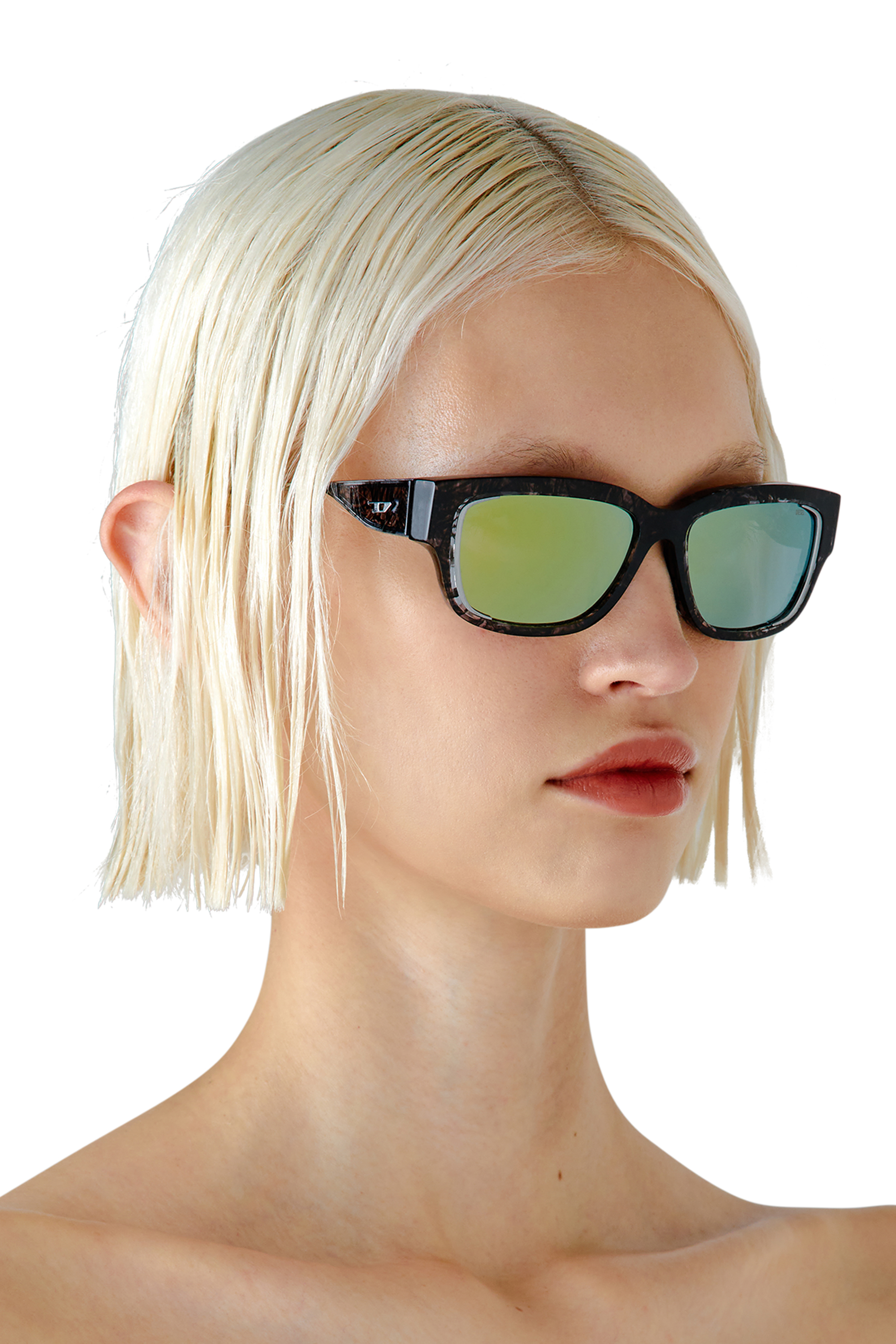 Brown Rectangle sunglasses