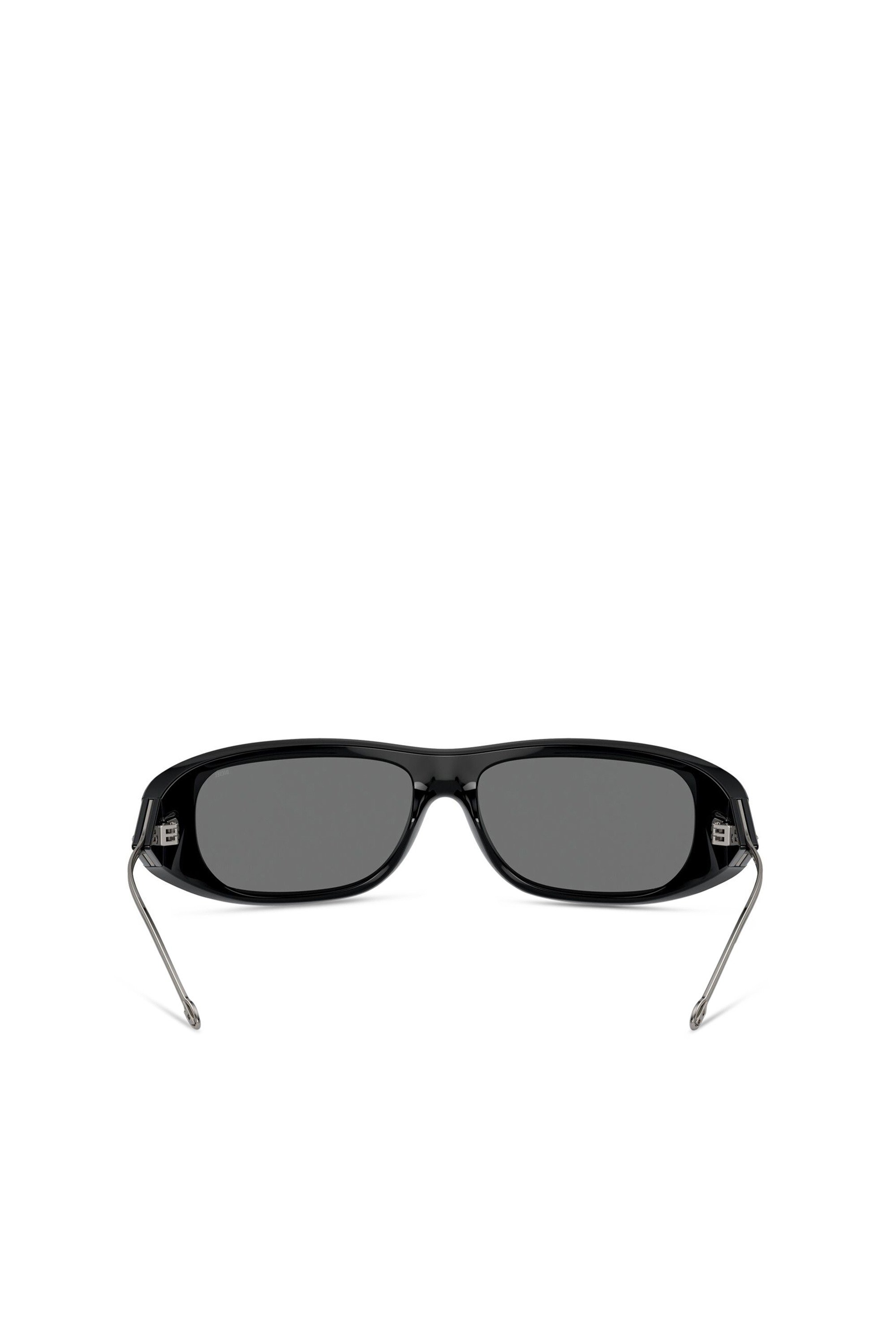 Black Wraparound style sunglasses