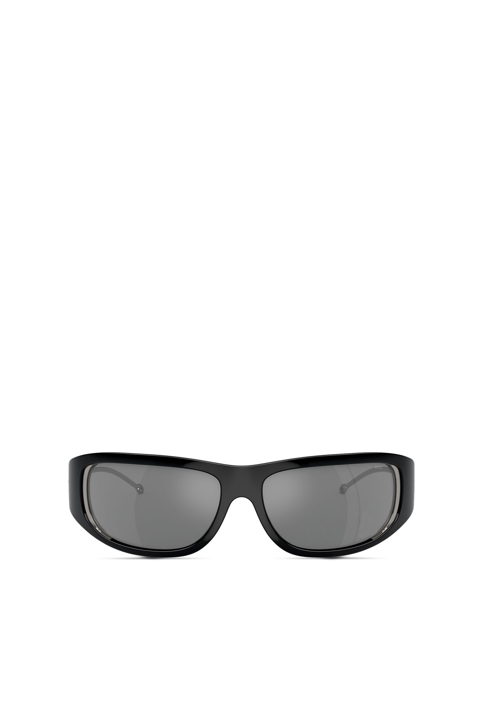 Black Wraparound style sunglasses