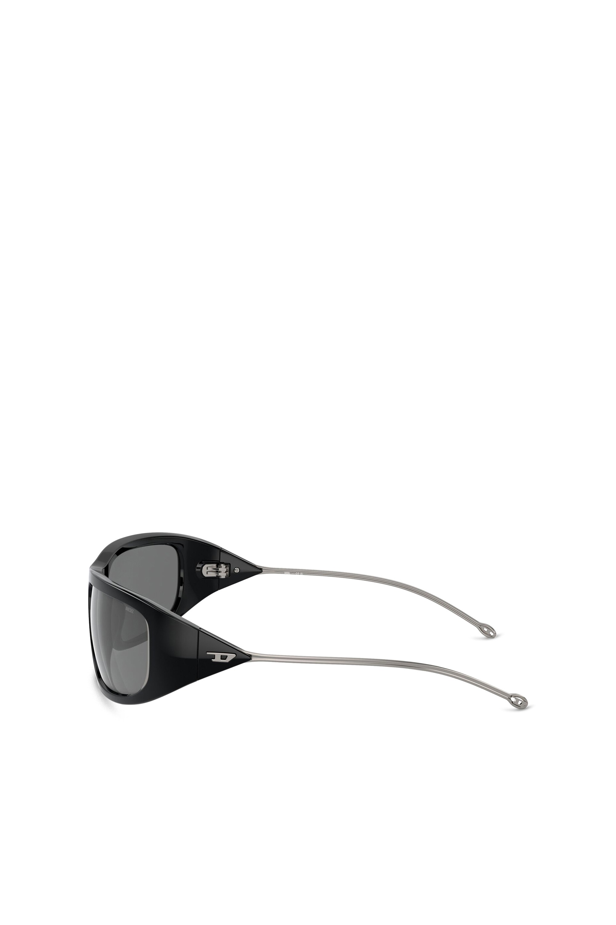Black Wraparound style sunglasses