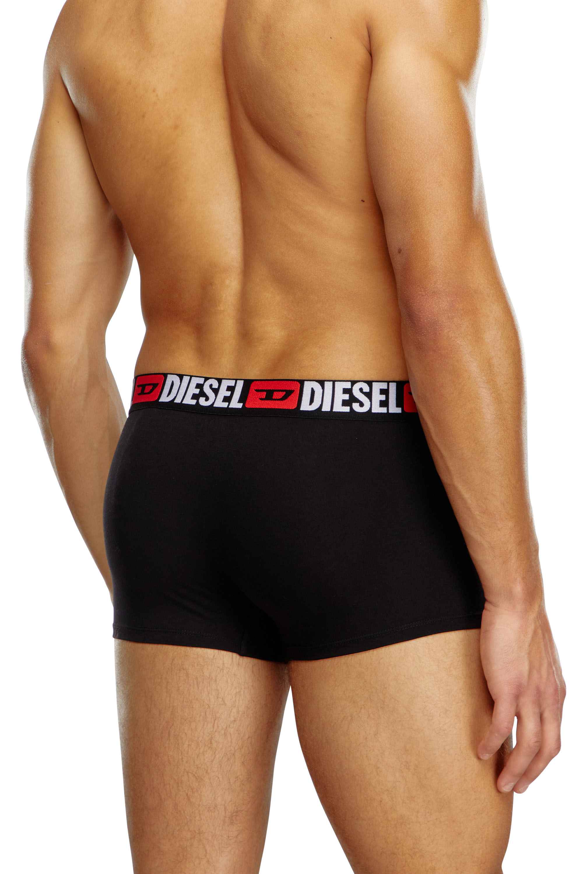 Black Three-pack of all-over logo waist boxers